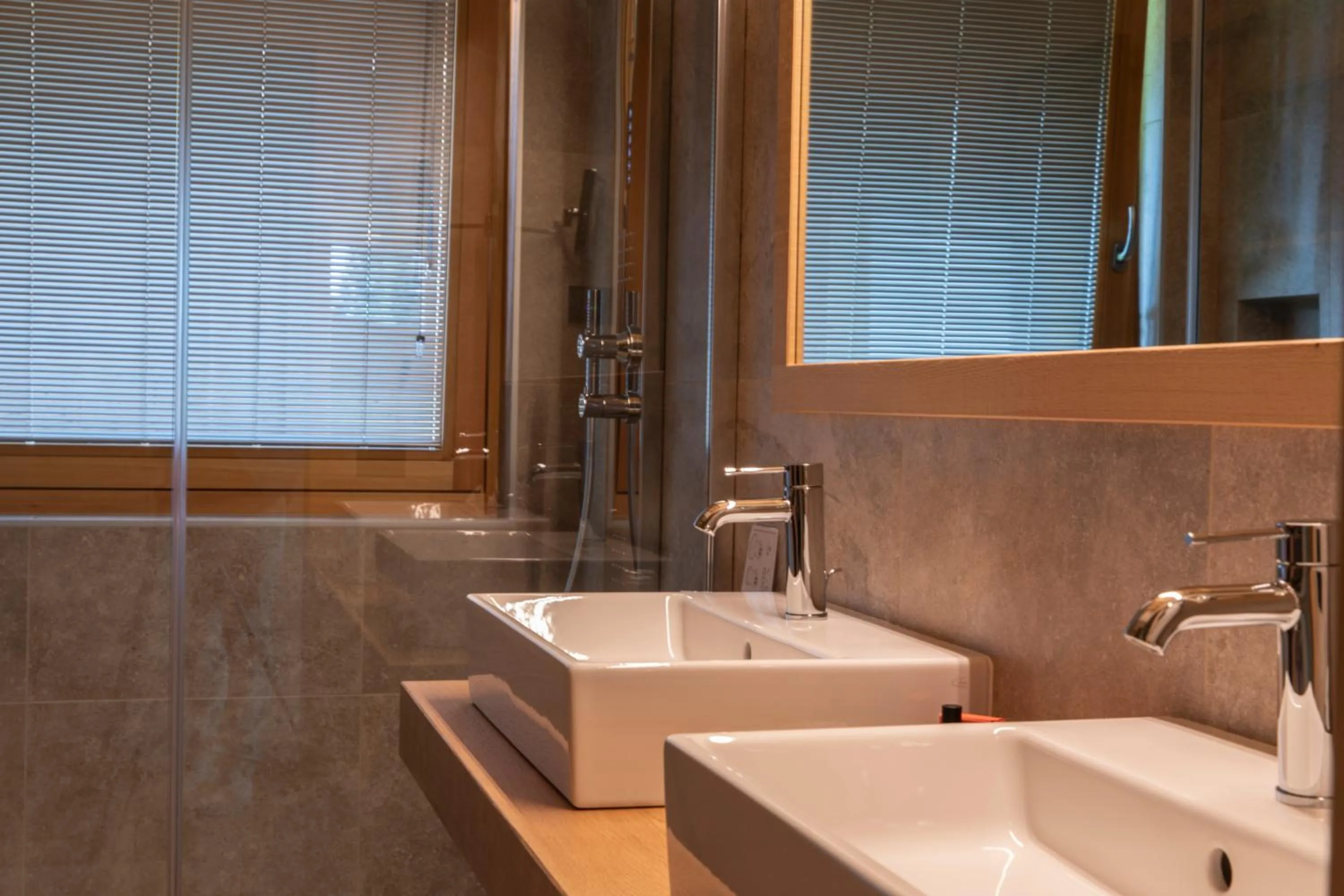 Bathroom in Dolomiti Lodge Alverà