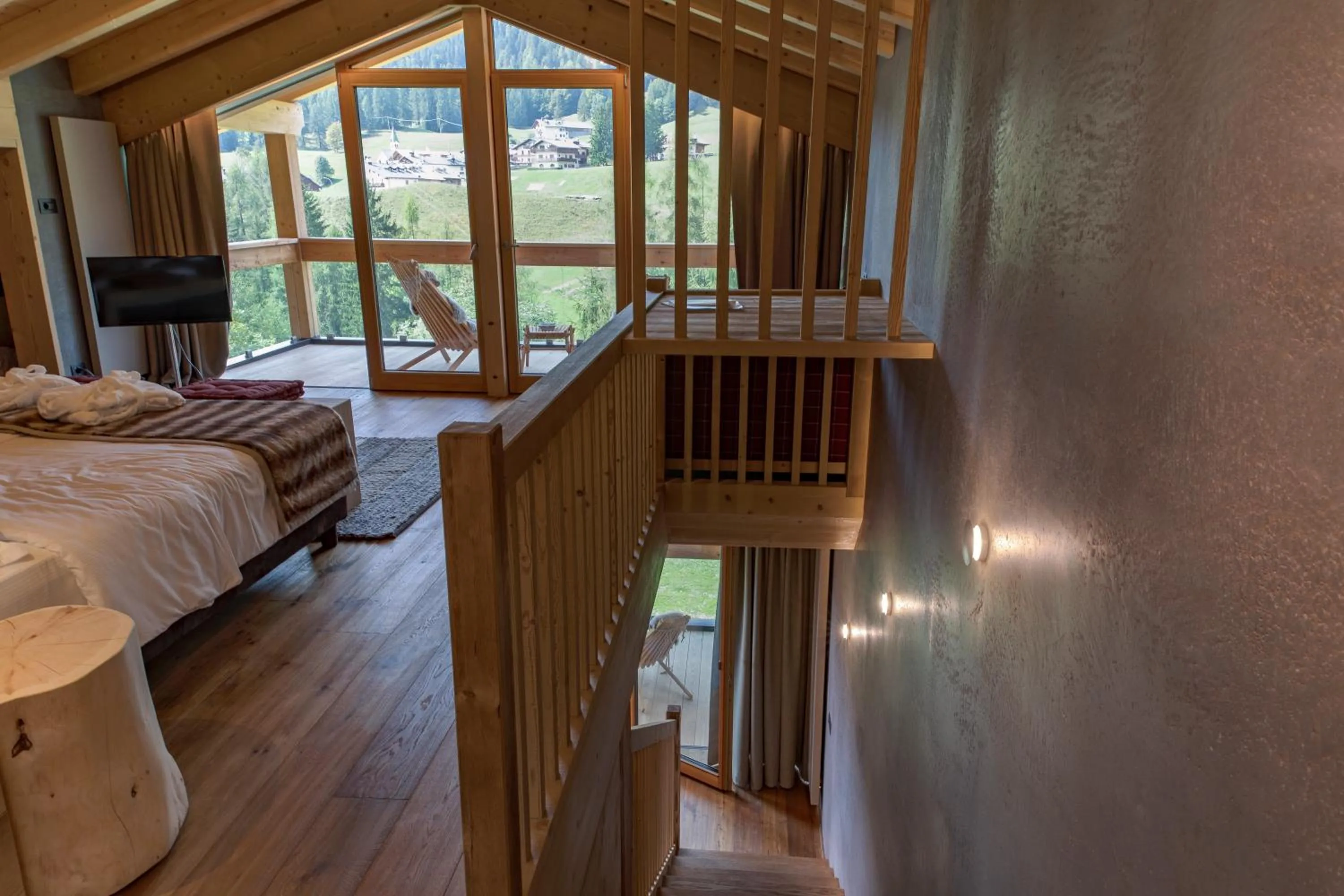 Bed in Dolomiti Lodge Alverà