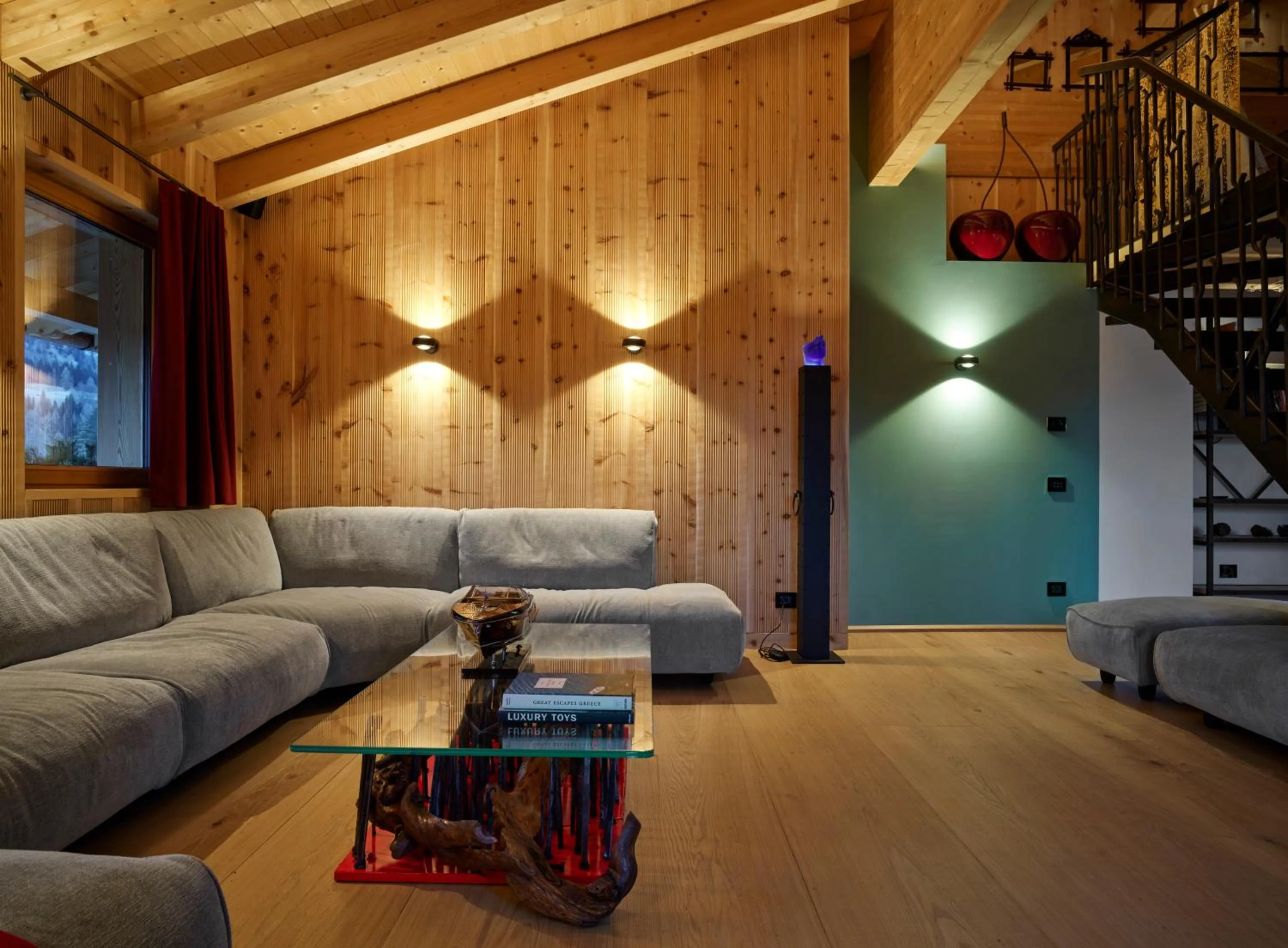 Living room in Dolomiti Lodge Alverà
