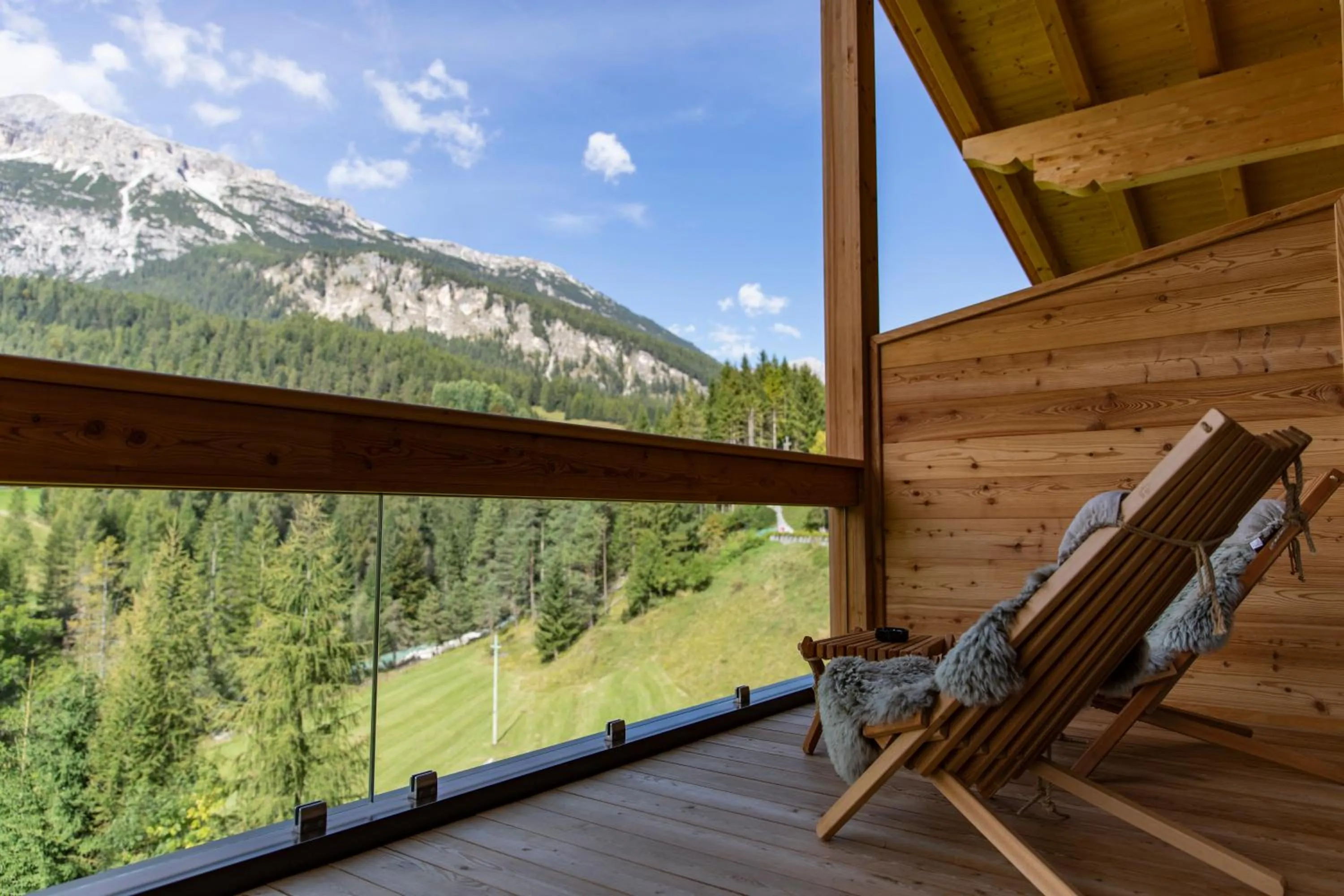 Mountain view in Dolomiti Lodge Alverà