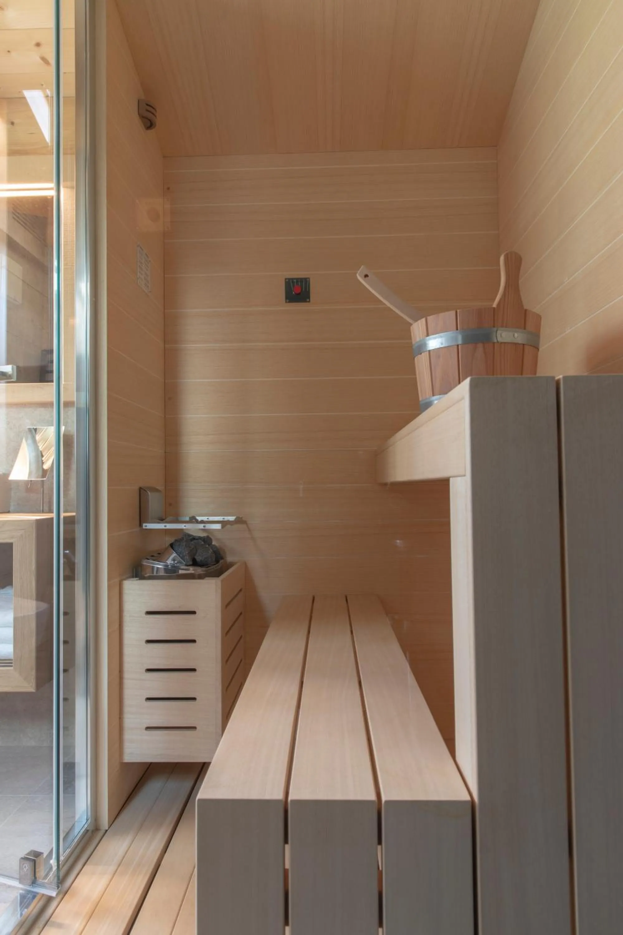Sauna in Dolomiti Lodge Alverà