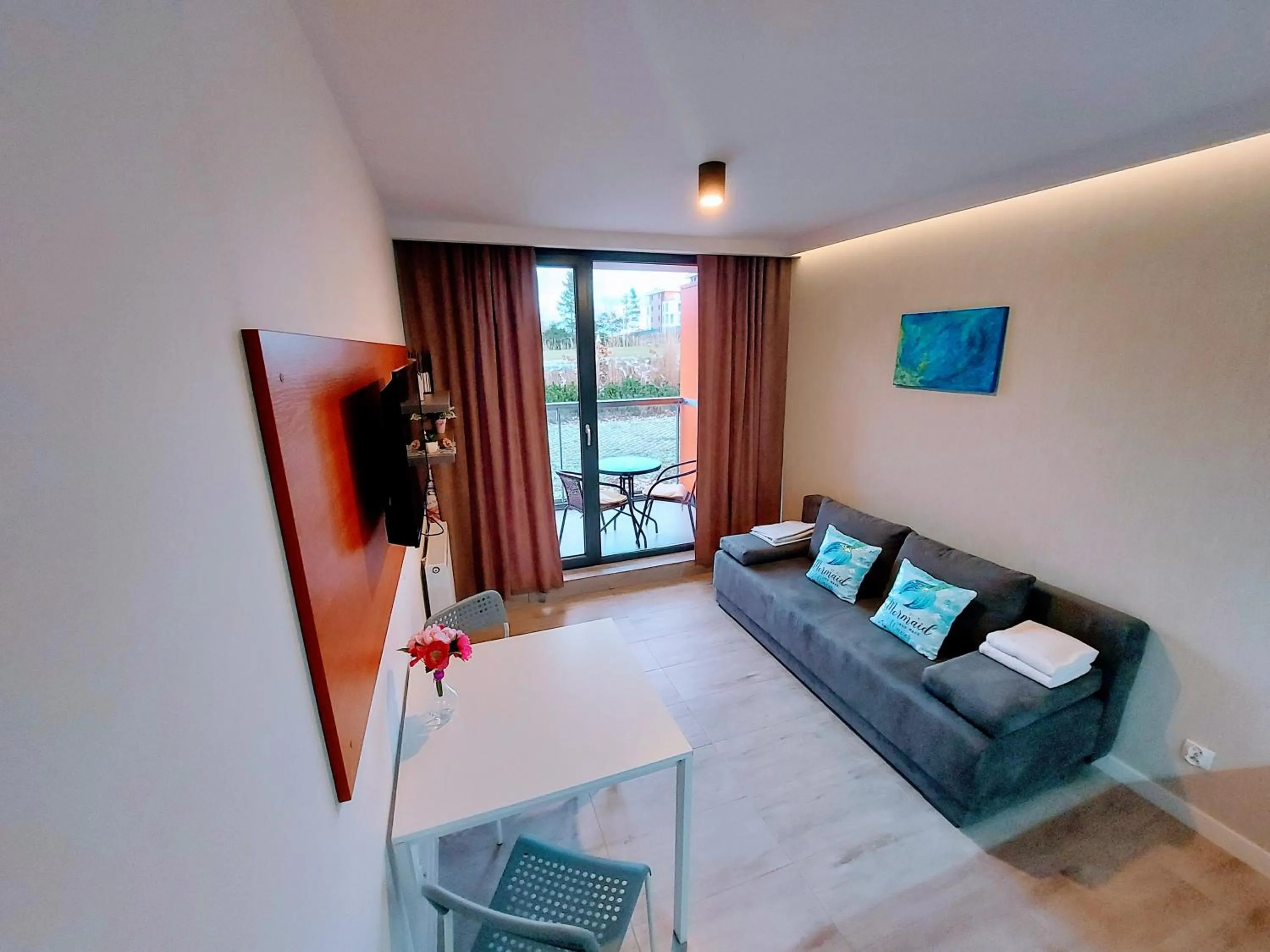 Living room in Sea Power Residence Jastrzębia Góra