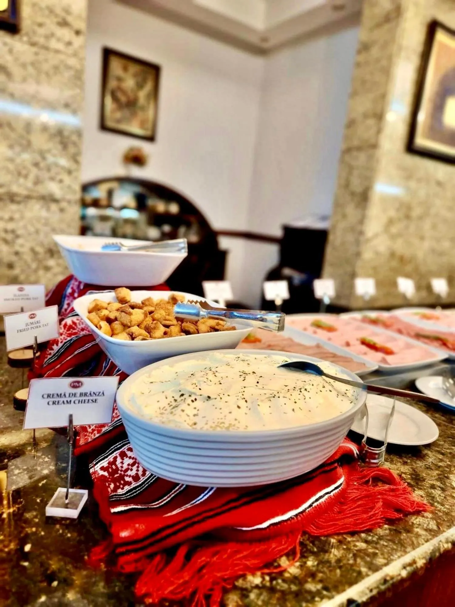 Breakfast in Hotel Piatra Mare