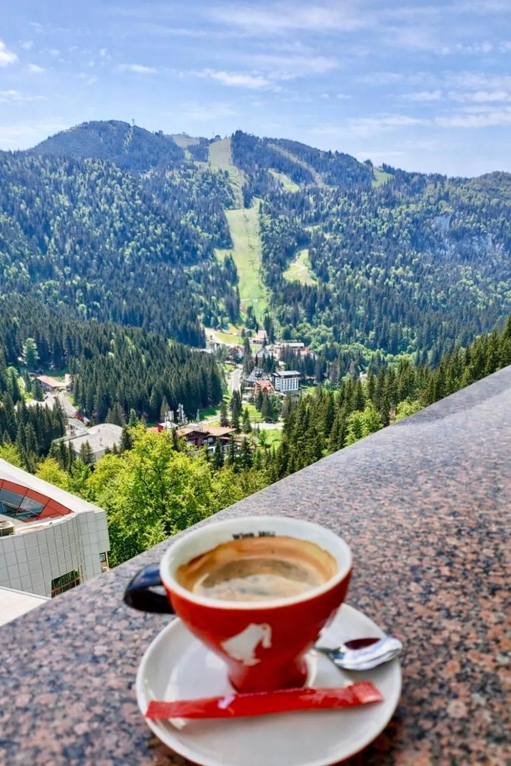 Bird's eye view in Hotel Piatra Mare