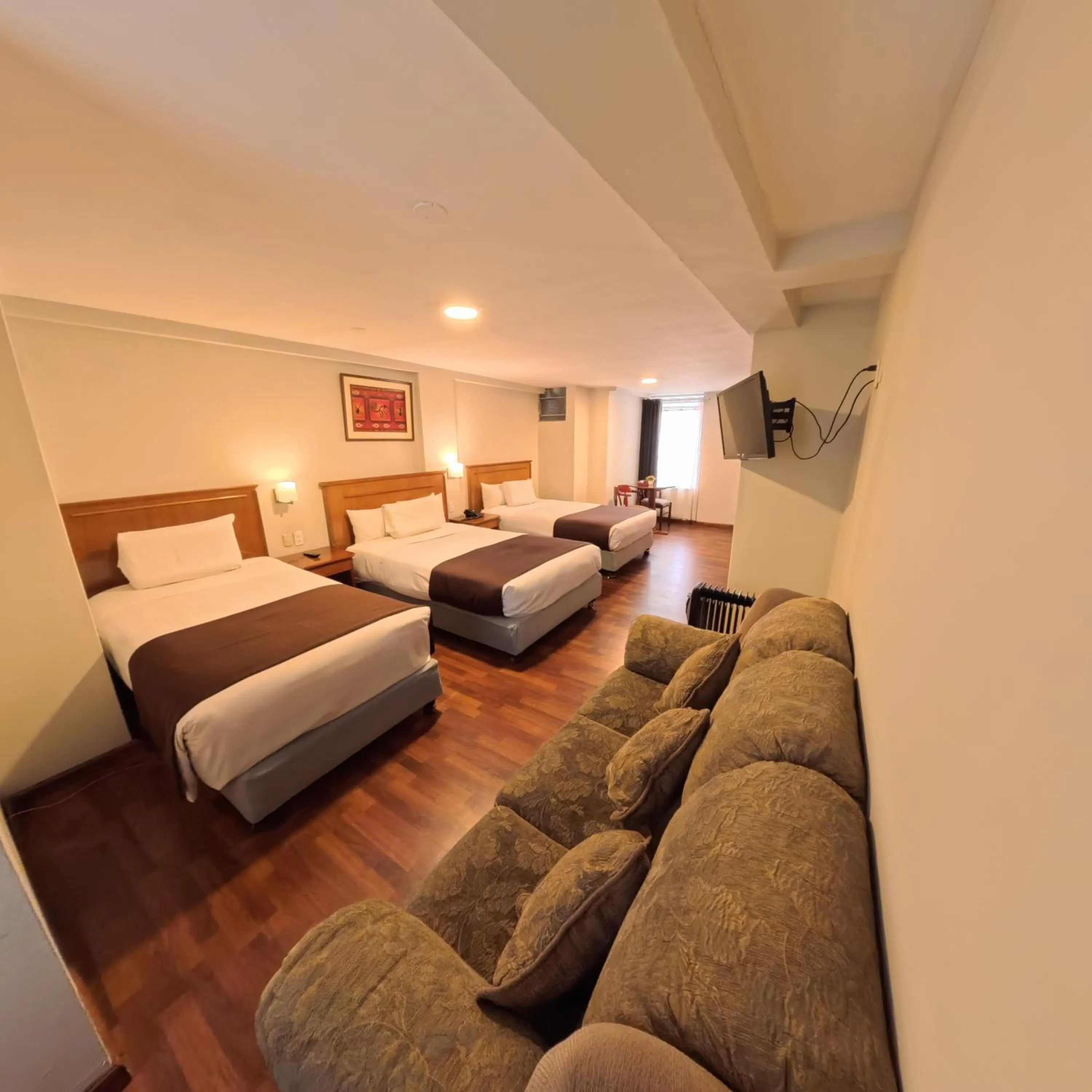 Bed in Casona Plaza Hotel Puno