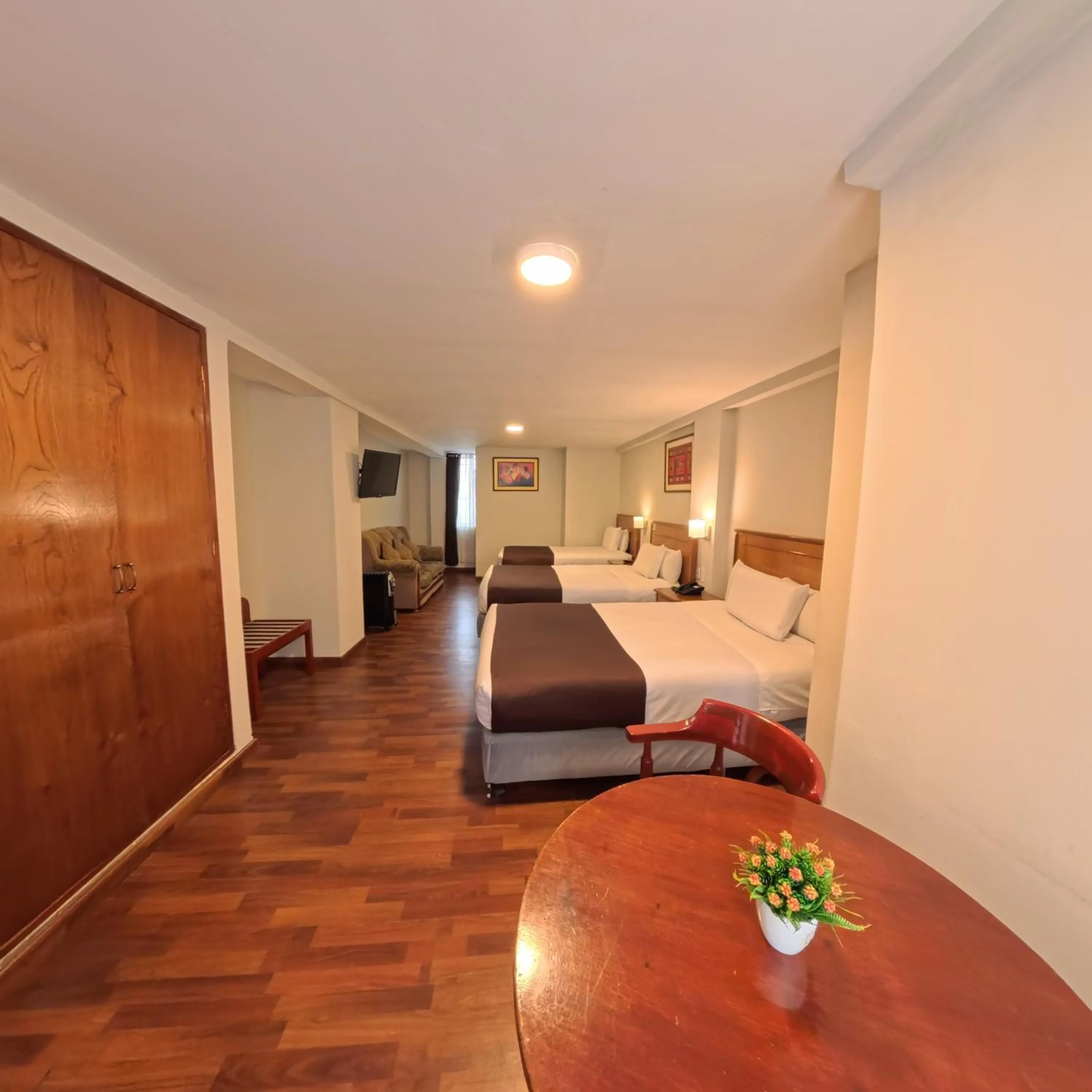 Bed in Casona Plaza Hotel Puno