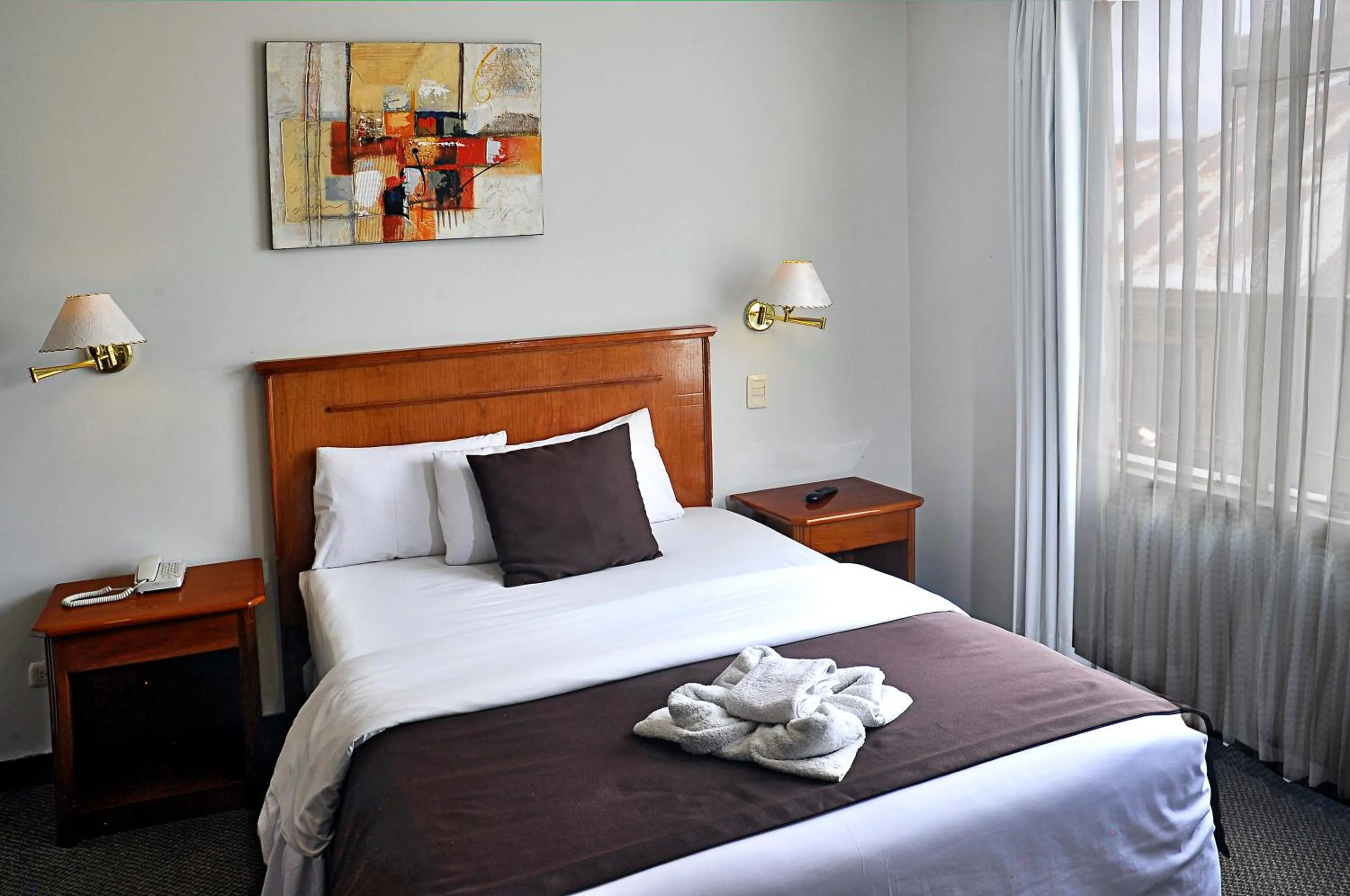 Bed in Casona Plaza Hotel Puno