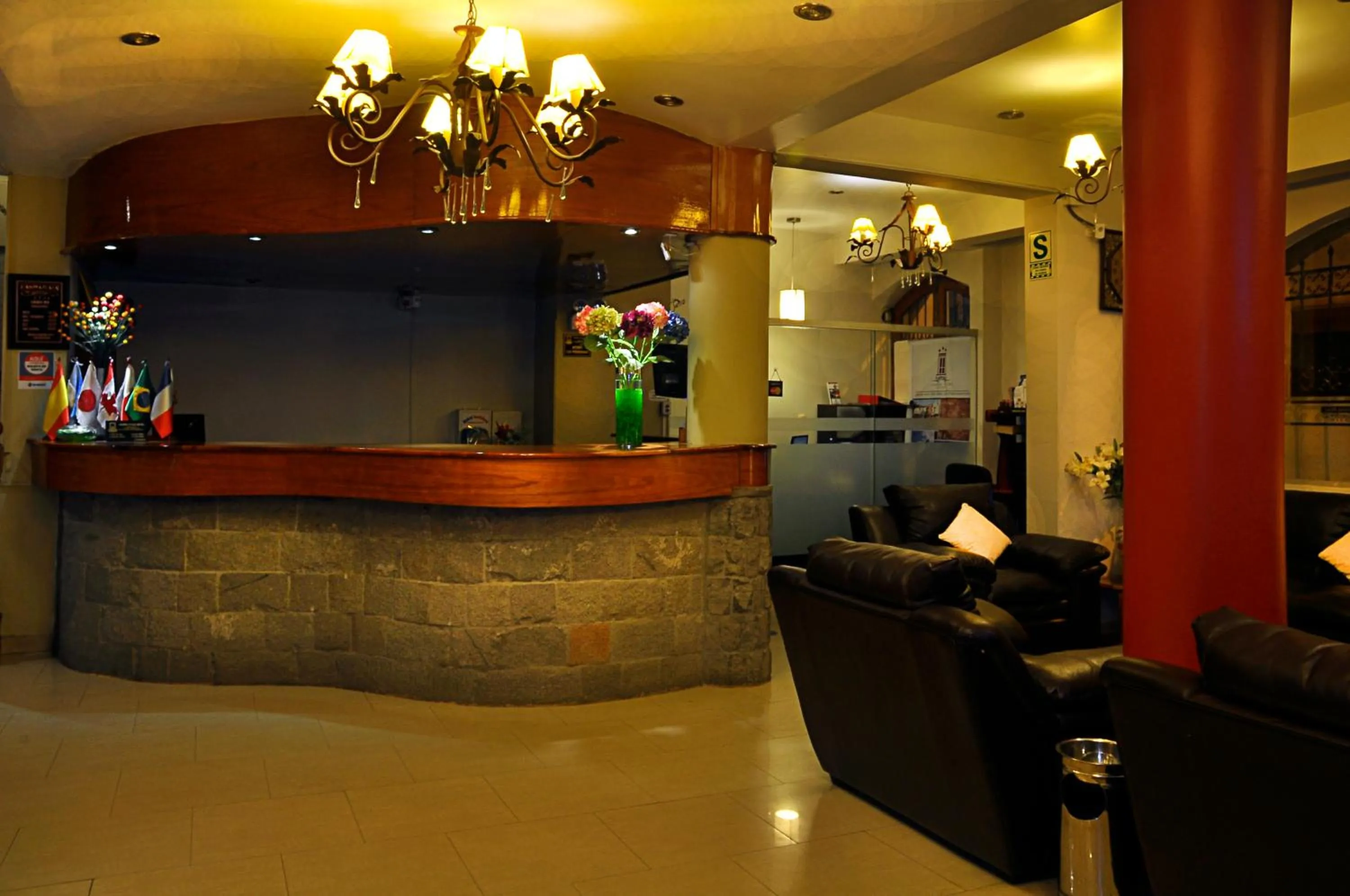 Lobby or reception in Casona Plaza Hotel Puno