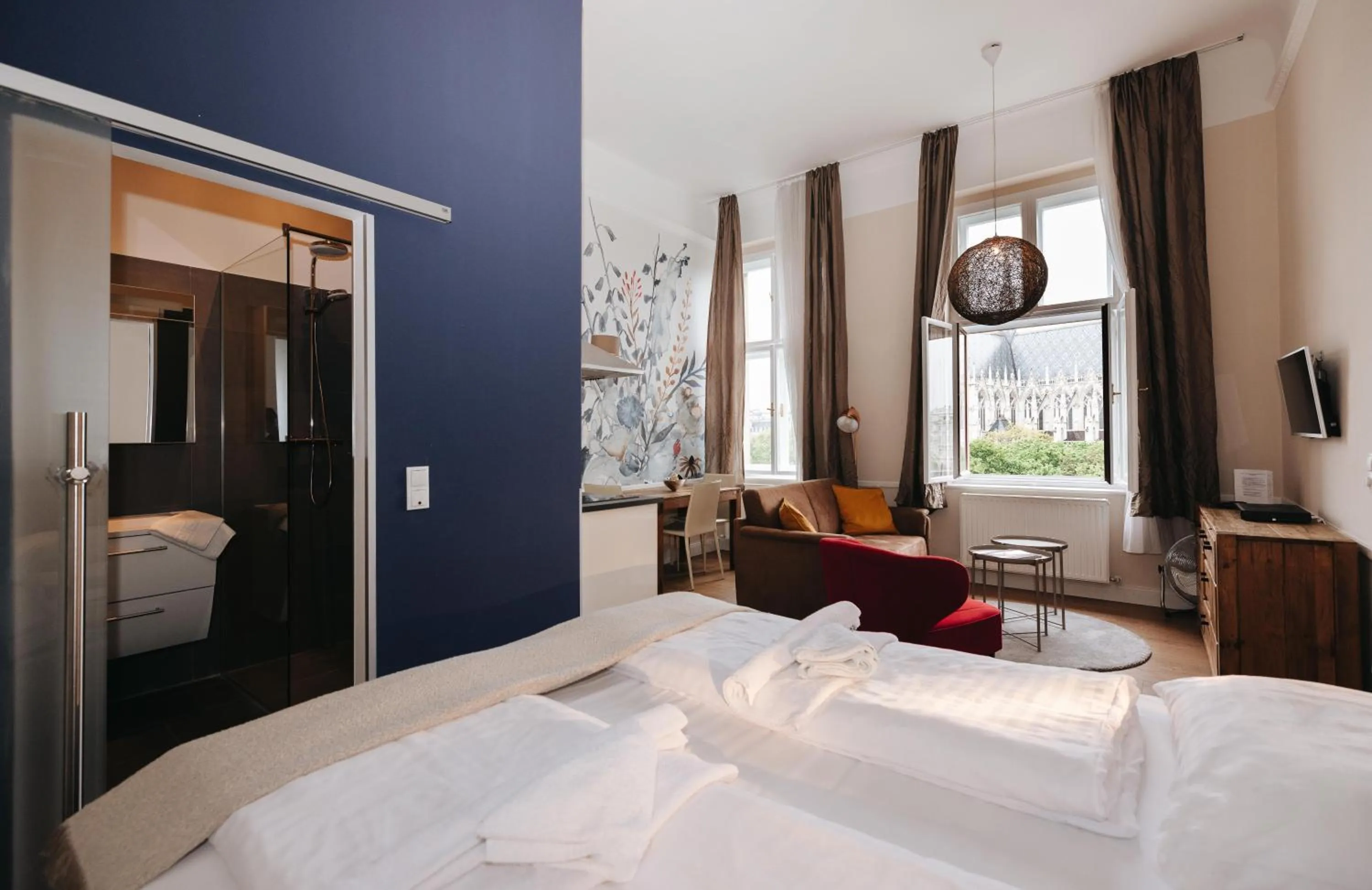 Photo of the whole room, Bed in KH Apartments Universitaet