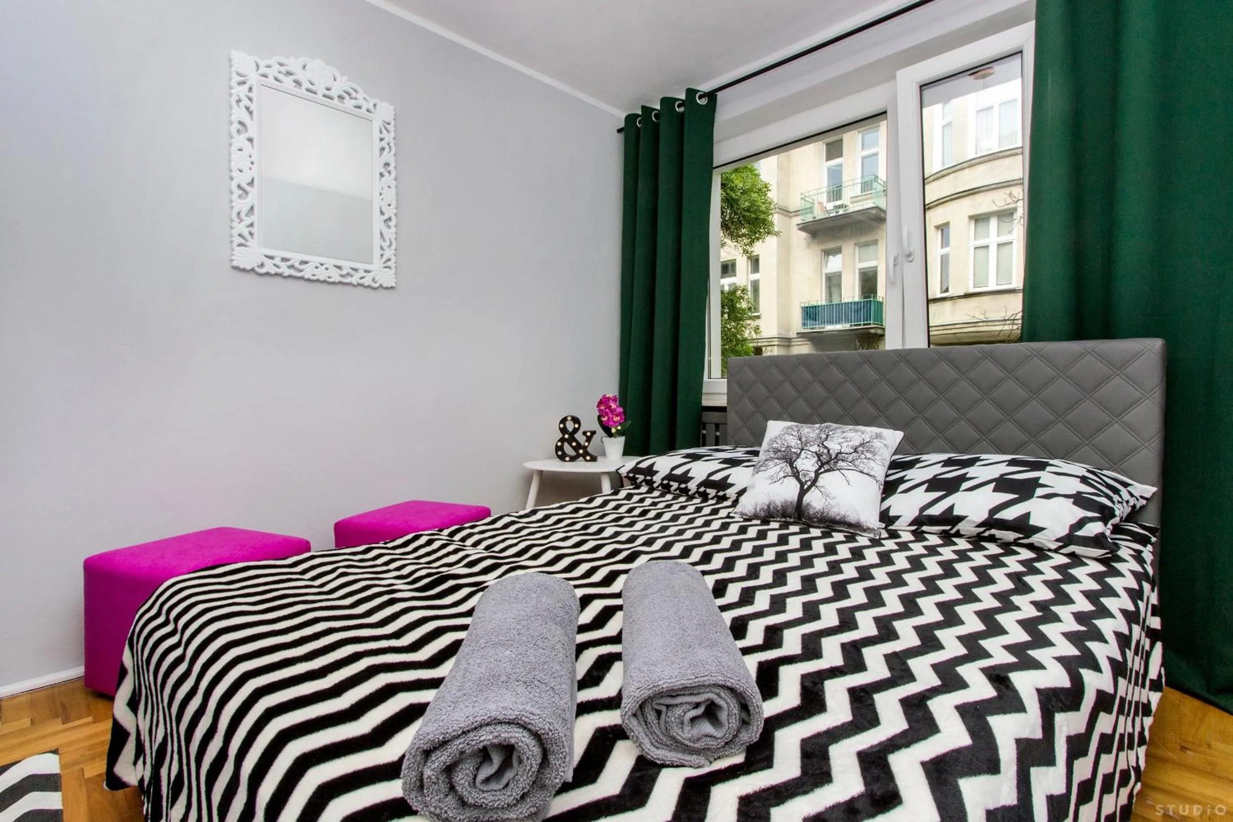 Photo of the whole room, Bed in ClickTheFlat Hoża Street Apart Rooms