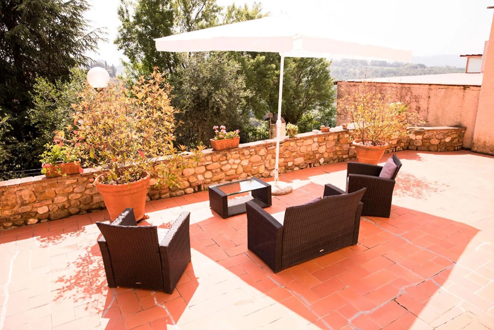 Patio in Villa Il Fedino