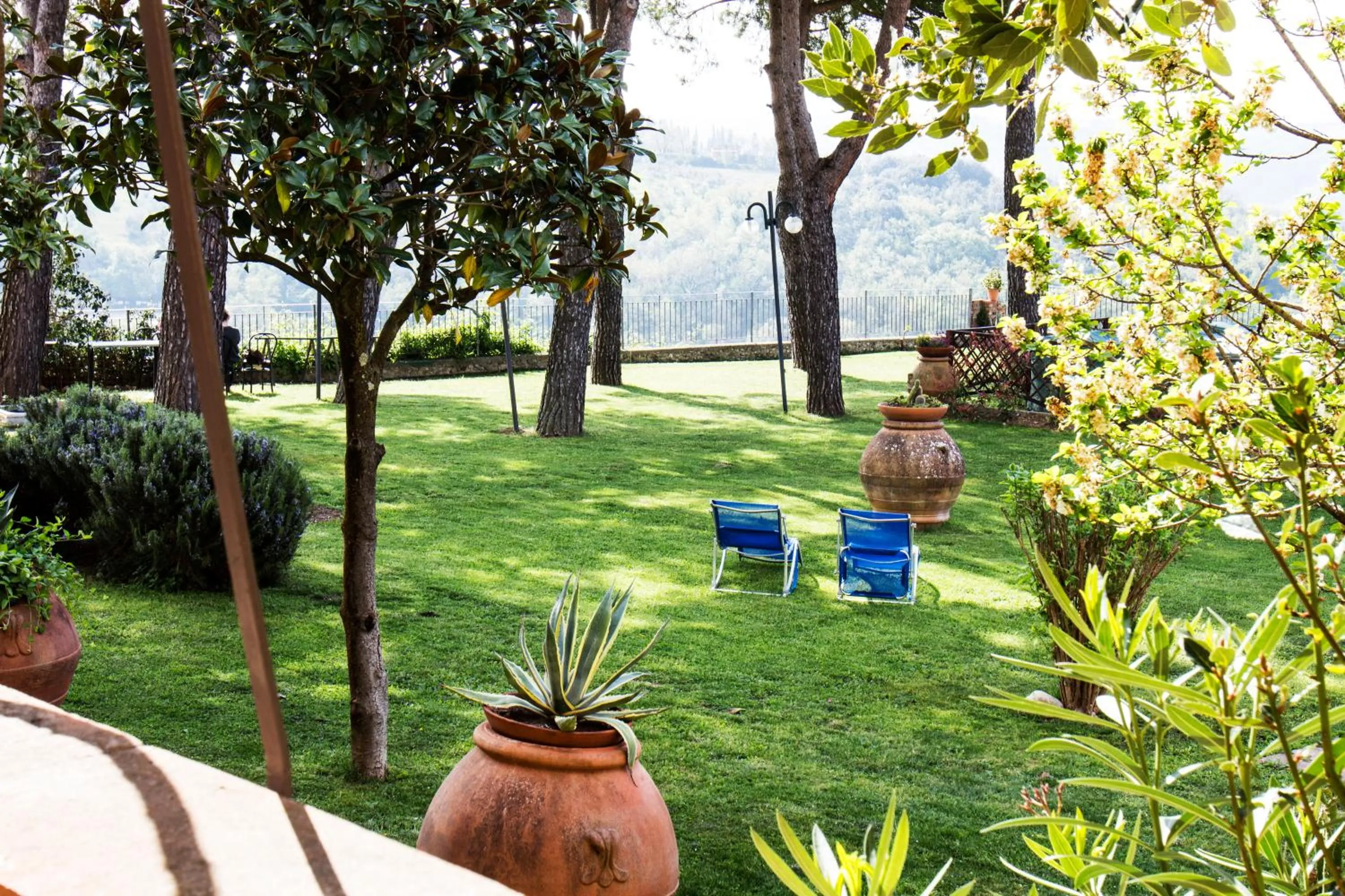 Natural landscape in Villa Il Fedino