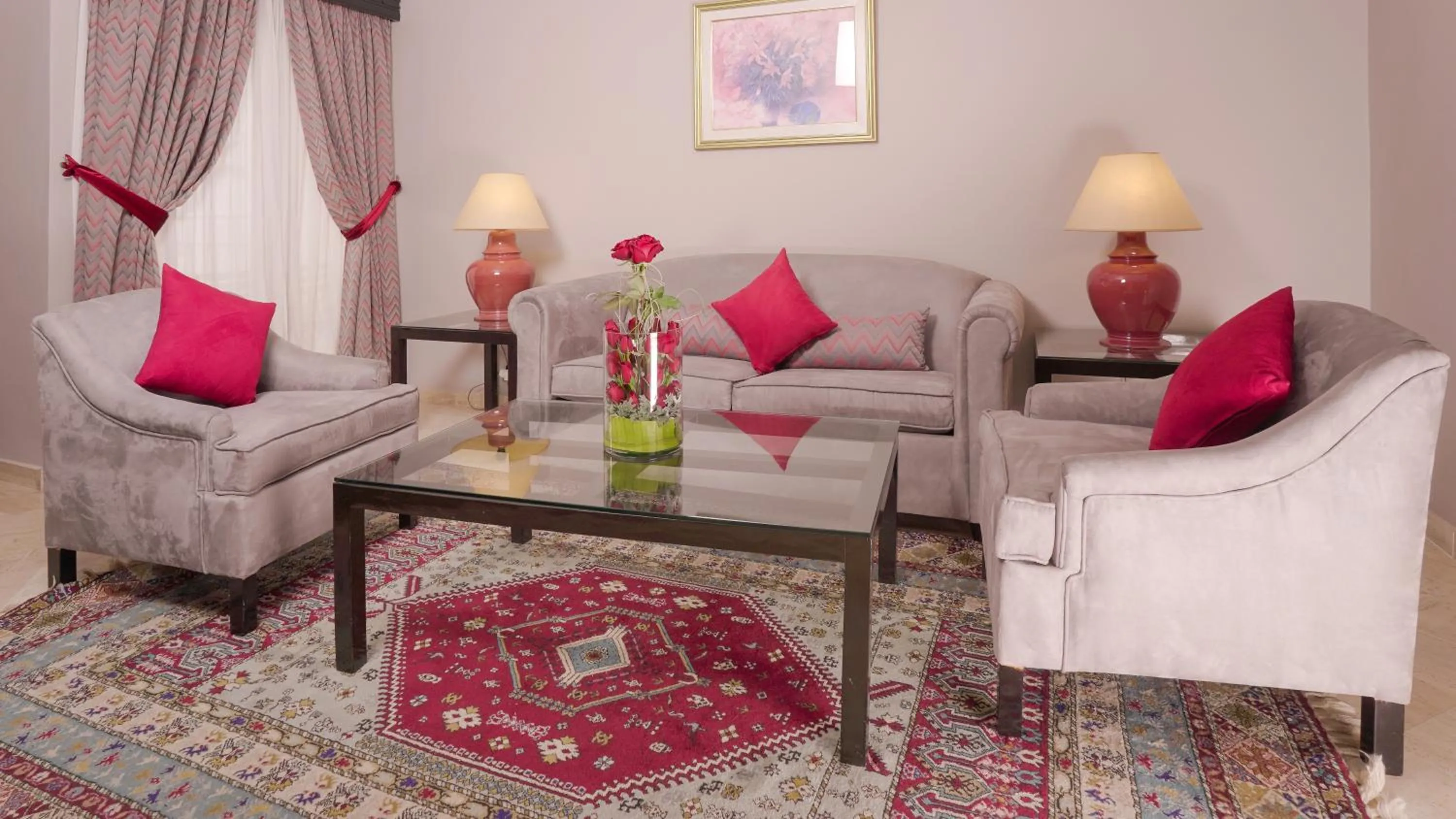 Seating area in Agadir Beach Club