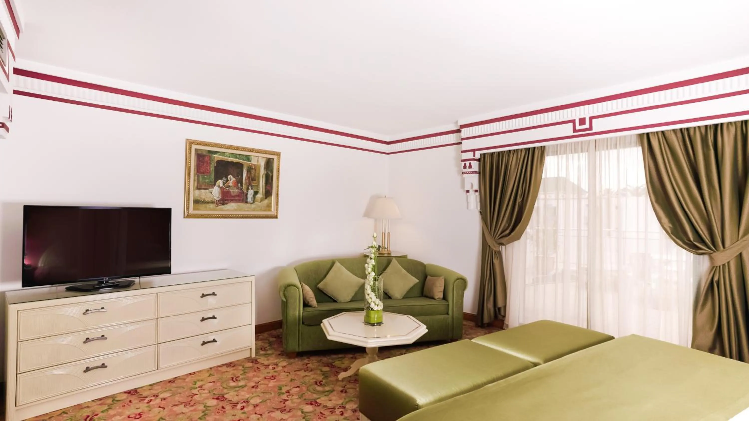 Seating area, Bed in Agadir Beach Club