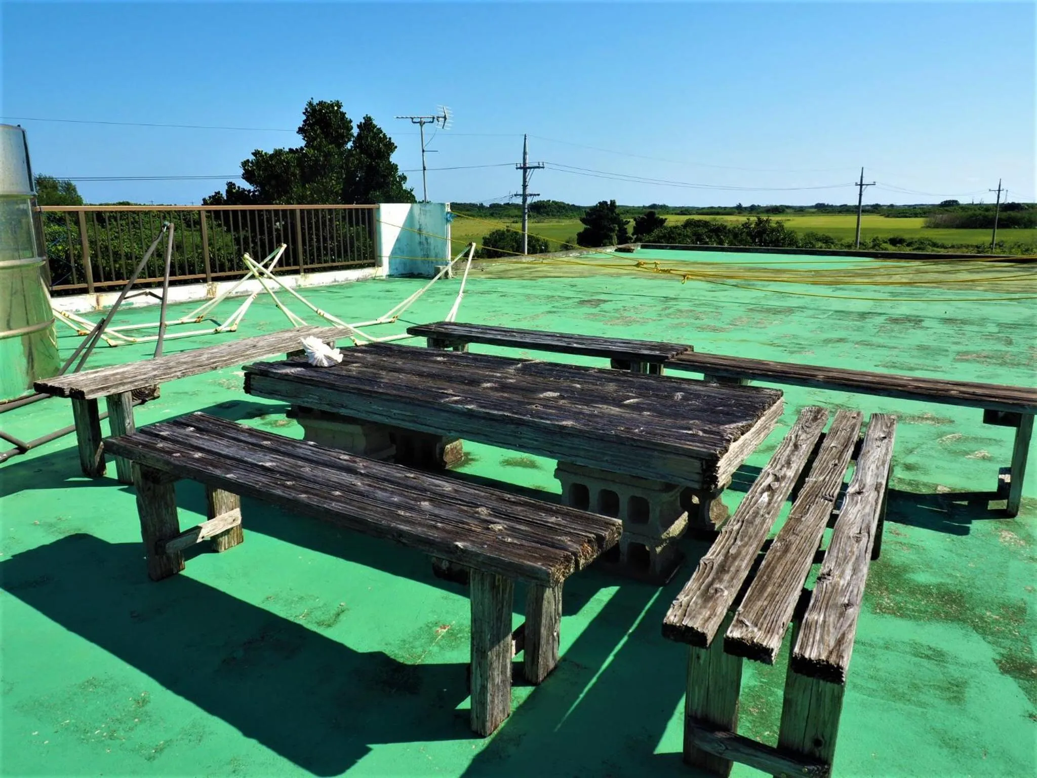 Garden view in Minshuku Kuroshima