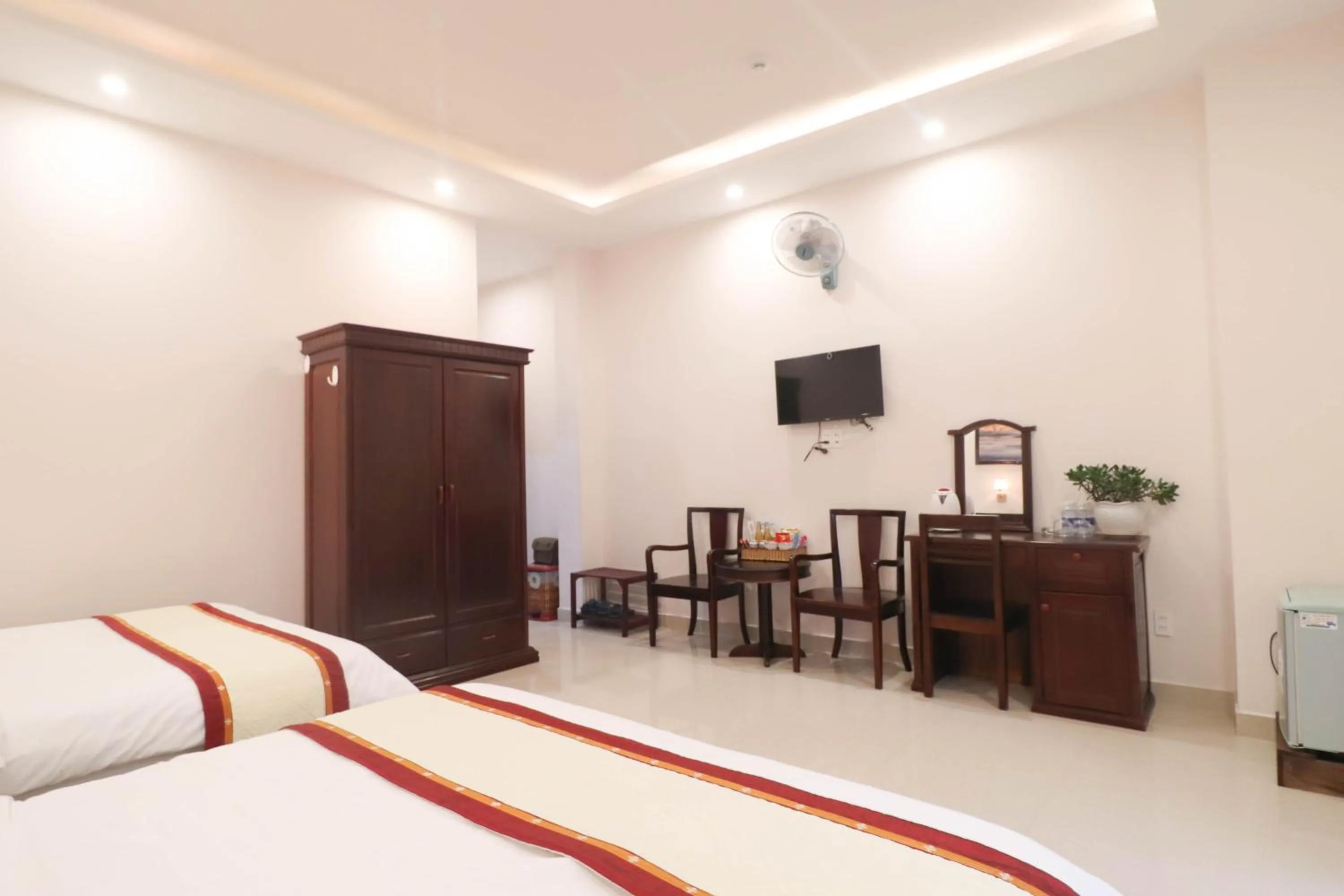 Bed in Mai Hoang Da Lat Hotel