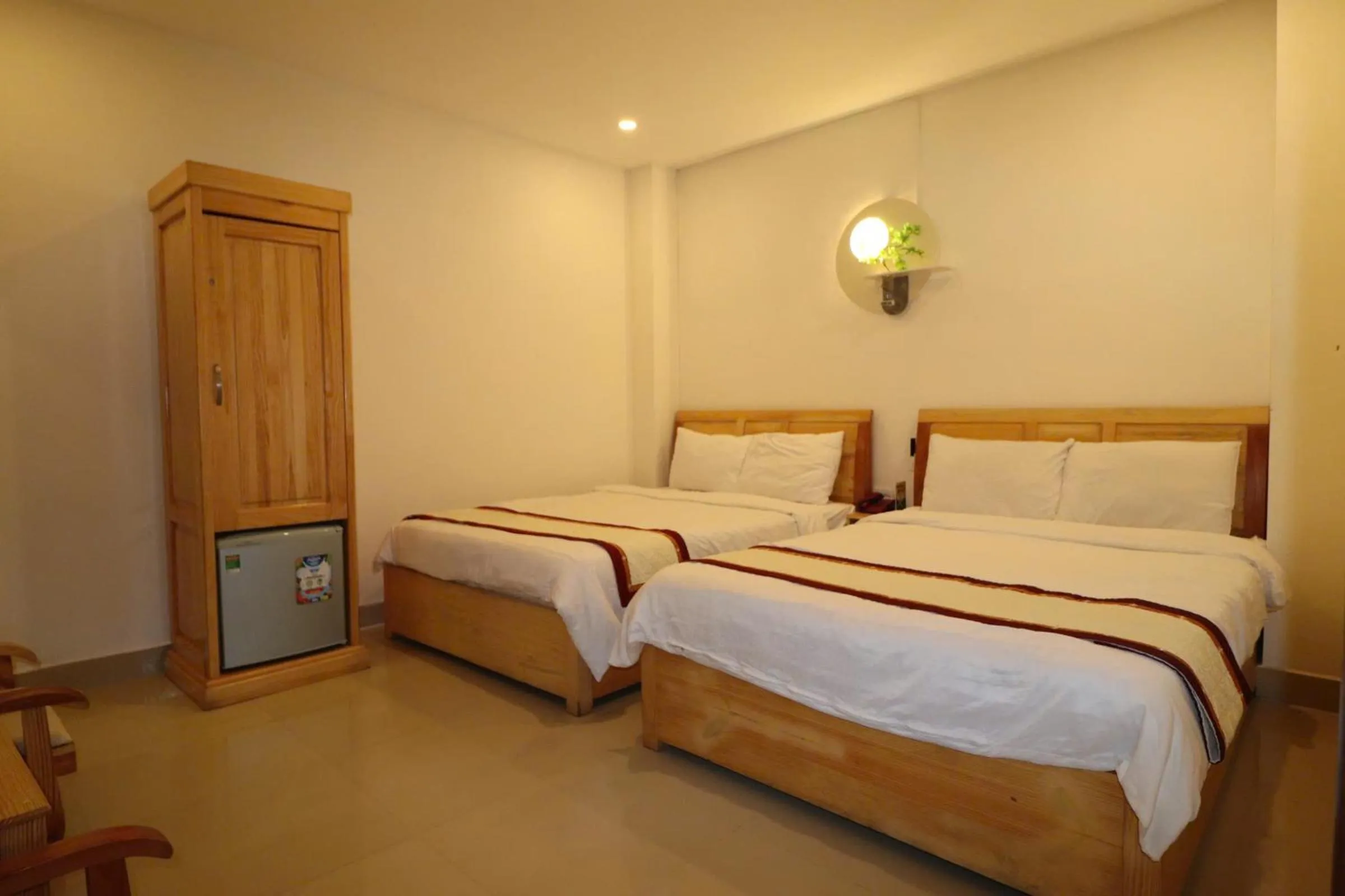Bed in Mai Hoang Da Lat Hotel
