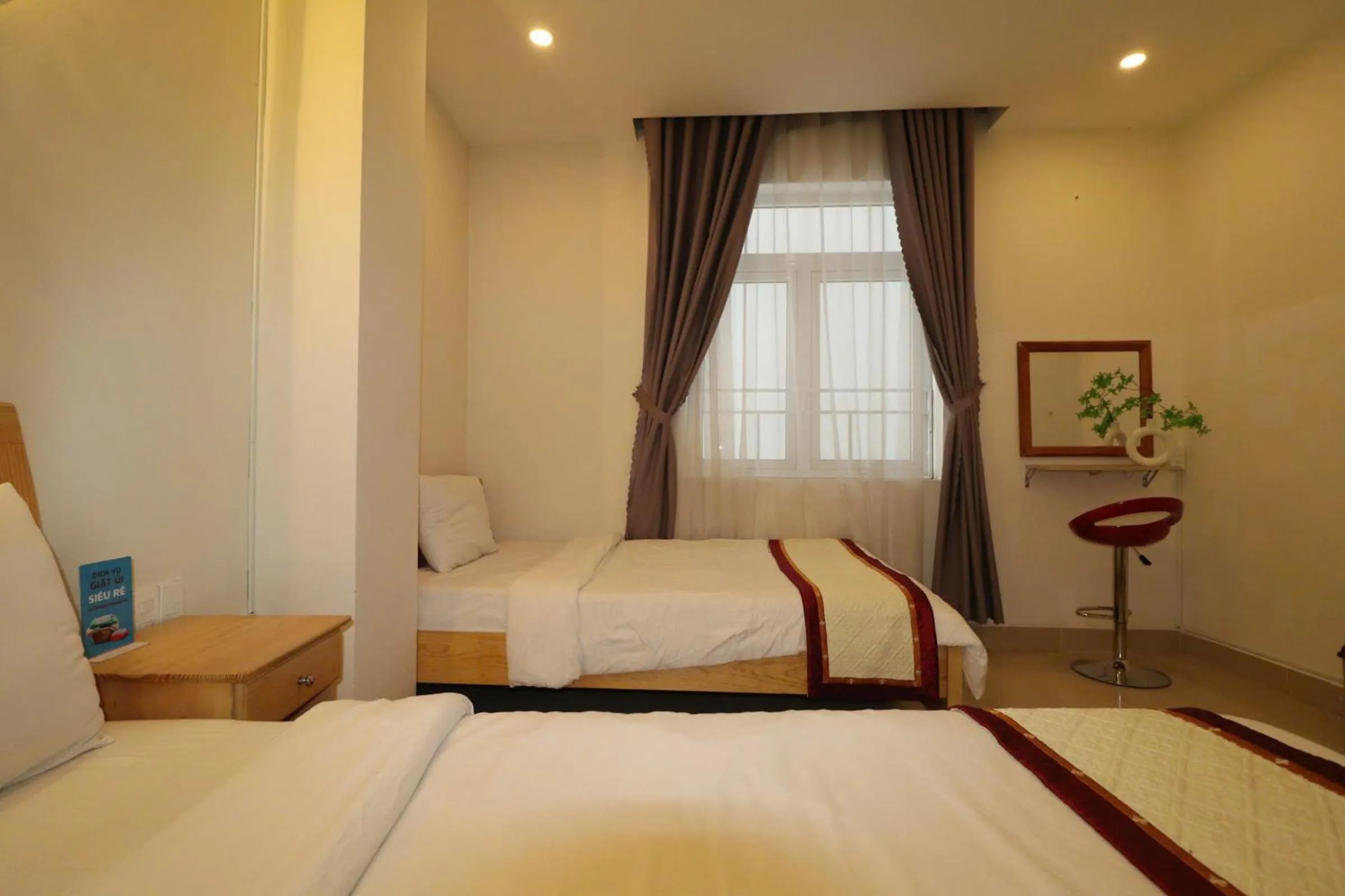 Bed in Mai Hoang Da Lat Hotel