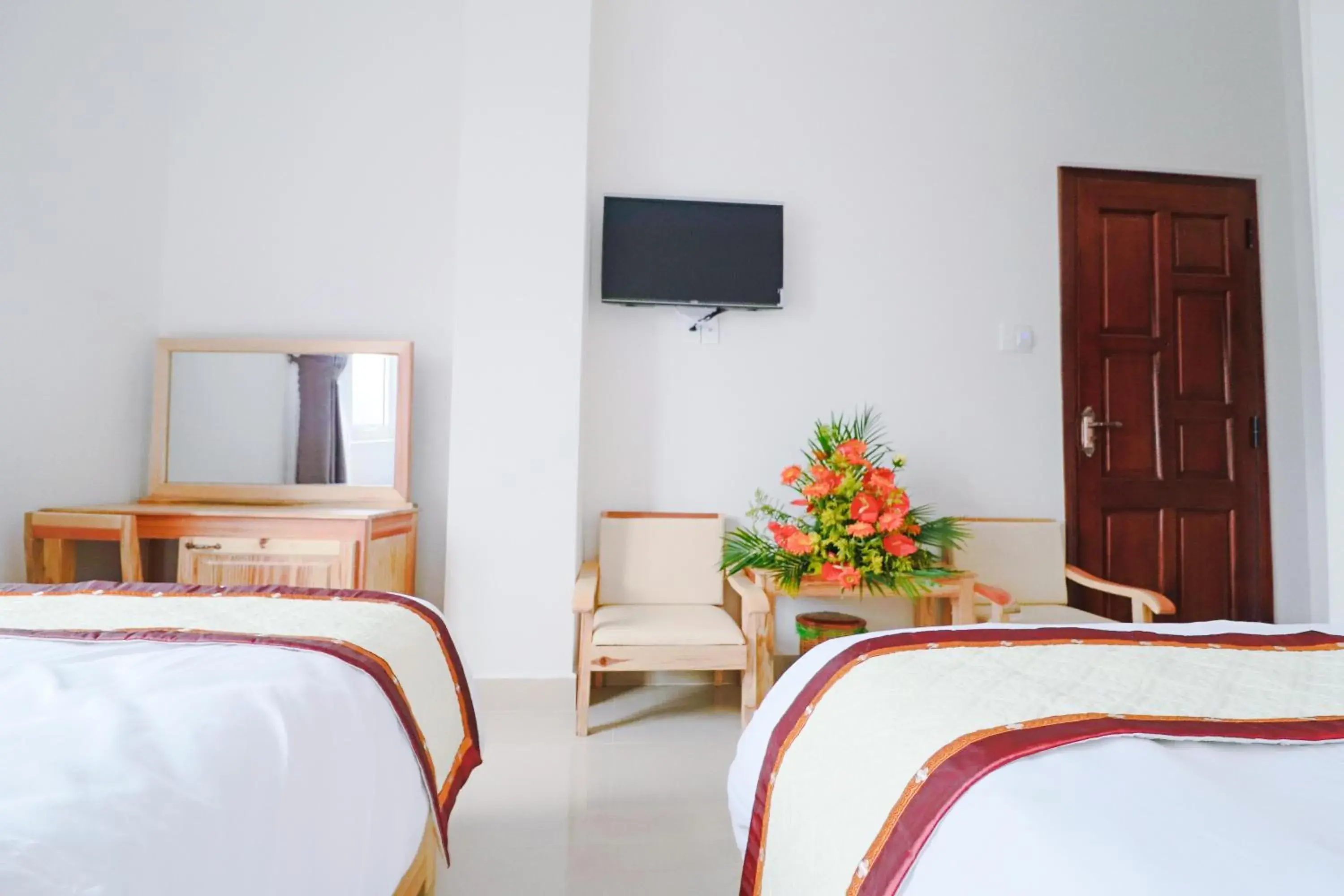 Bed in Mai Hoang Da Lat Hotel Bed in Mai Hoang Da Lat Hotel