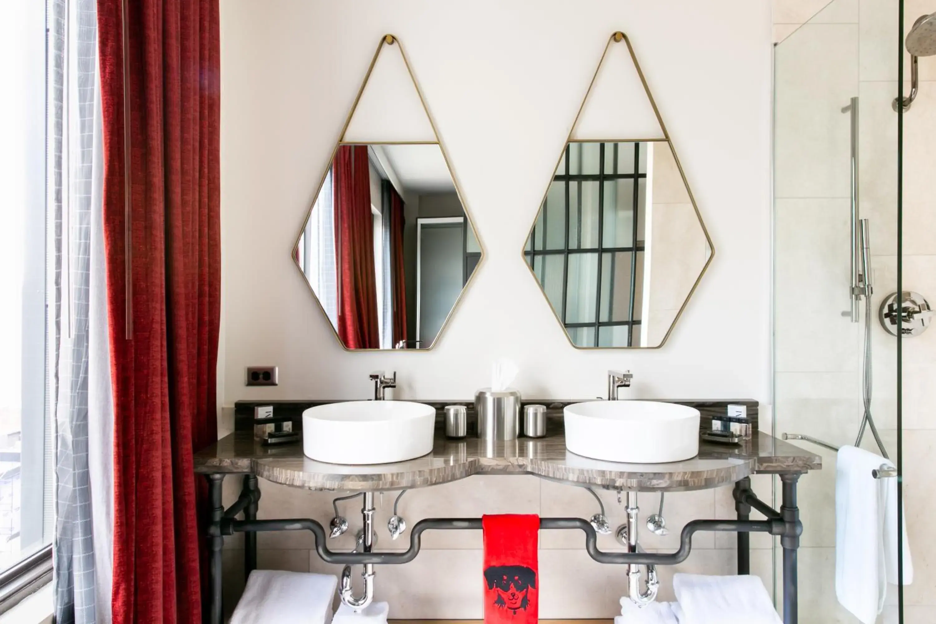 Bathroom in Bobby Hotel Bathroom in Bobby Hotel