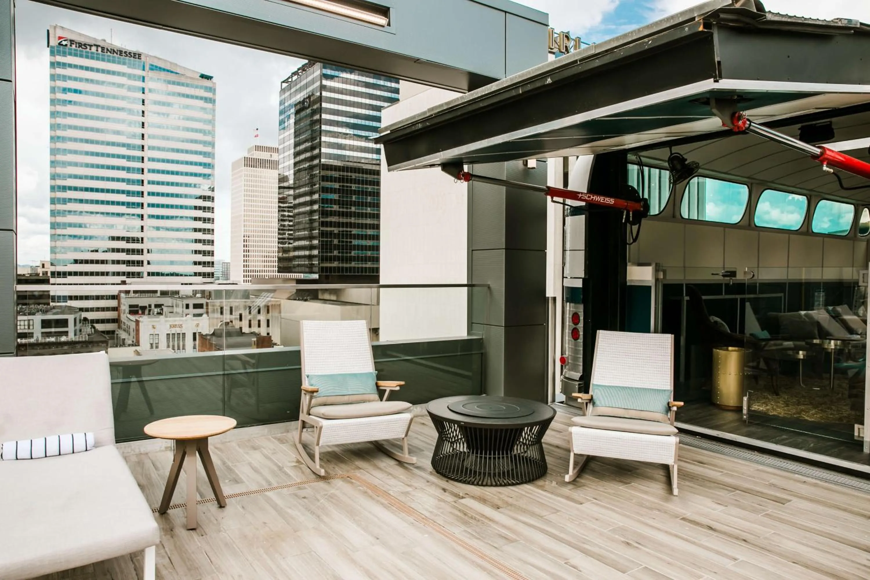 Patio in Bobby Hotel