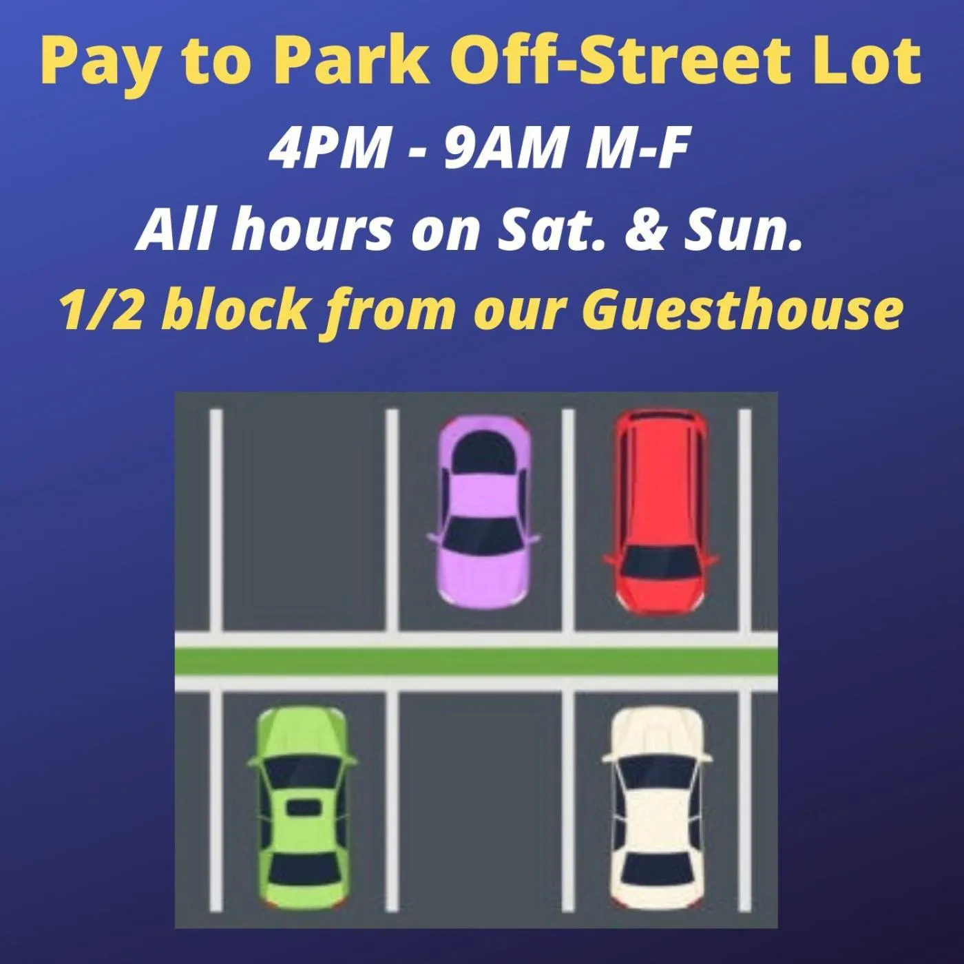 Parking in Portland International Guesthouse