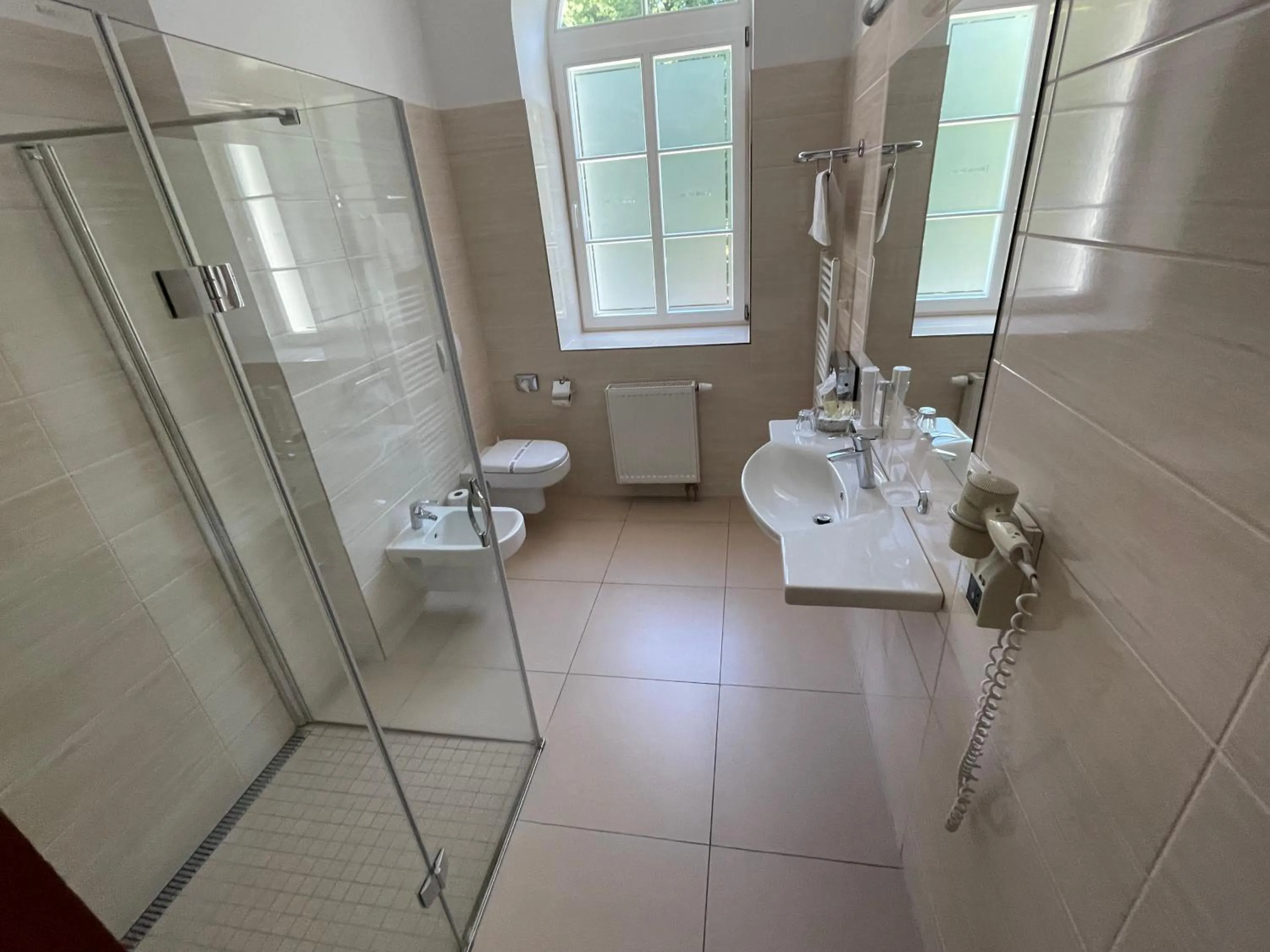 Shower in Hotel Reza