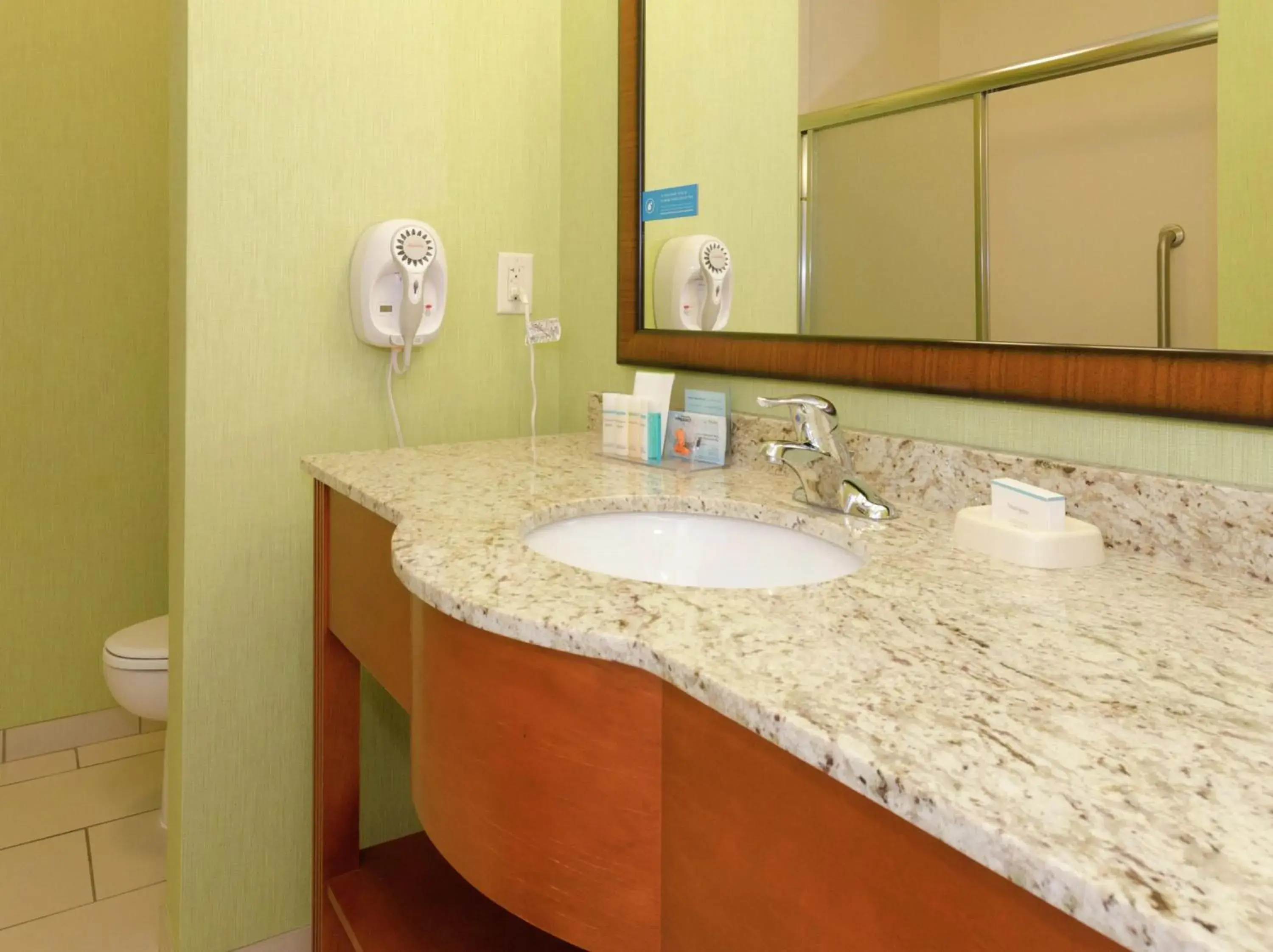 Bathroom in Hampton Inn Hickory Bathroom in Hampton Inn Hickory
