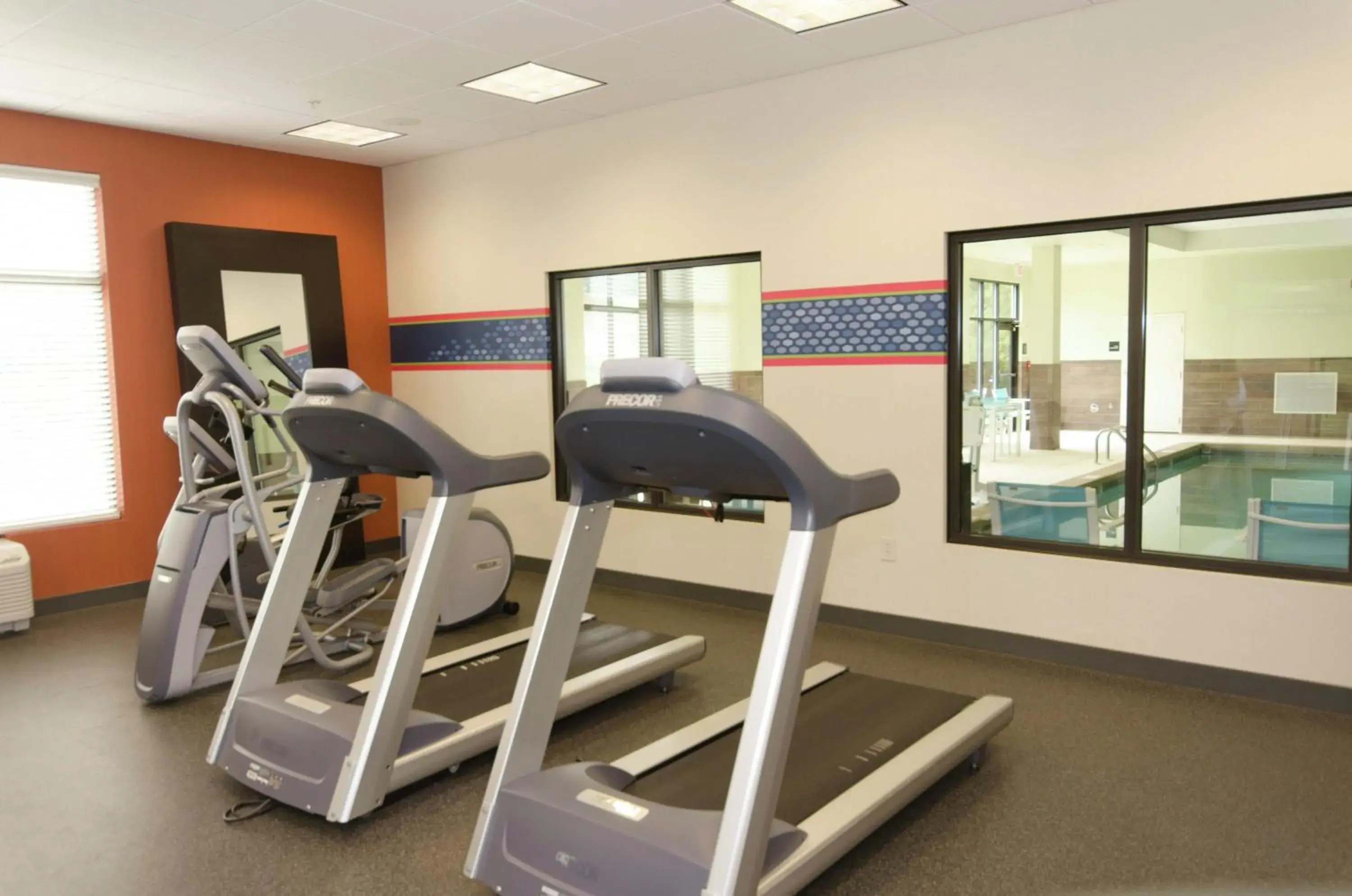 Pool view in Hampton Inn Hickory Pool view in Hampton Inn Hickory