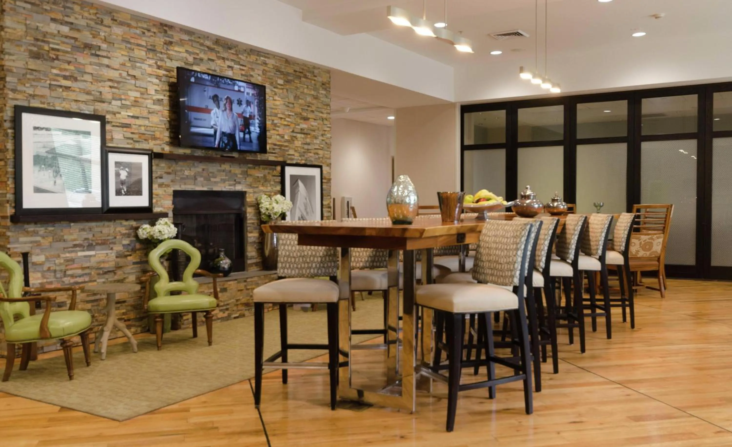Lobby or reception in Hampton Inn Hickory