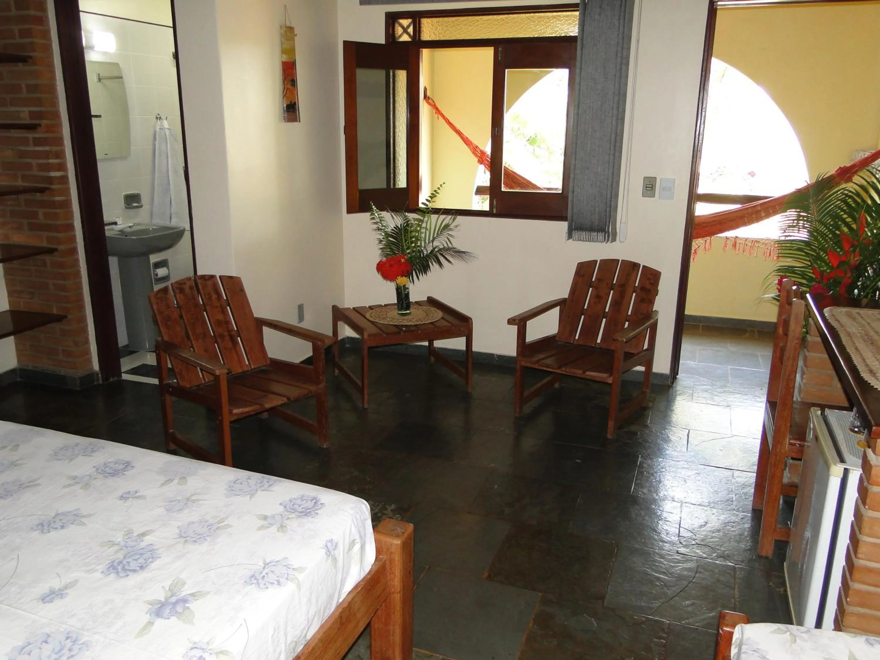 Seating area in Hotel Pousada Arco Iris