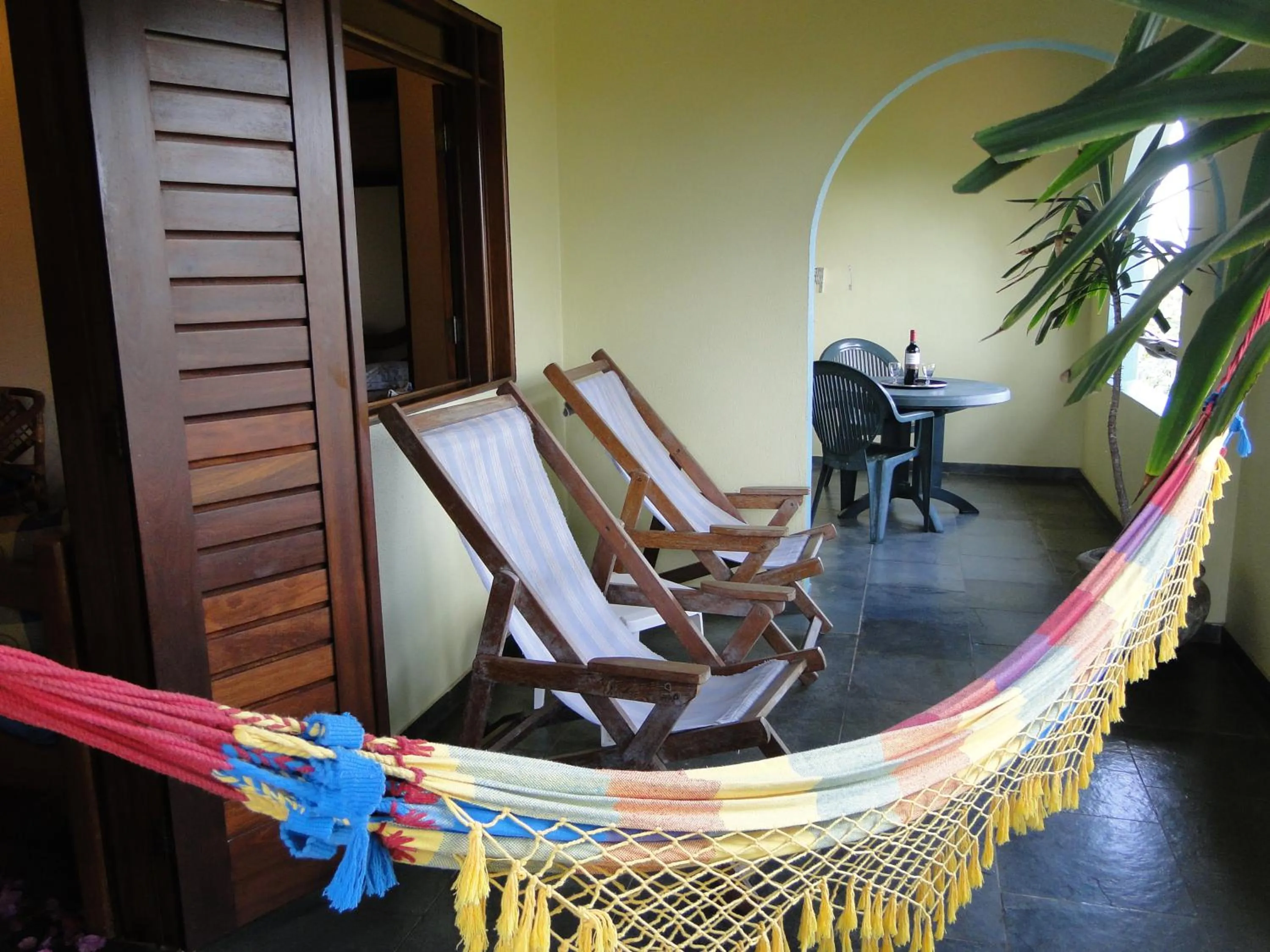 Seating area in Hotel Pousada Arco Iris