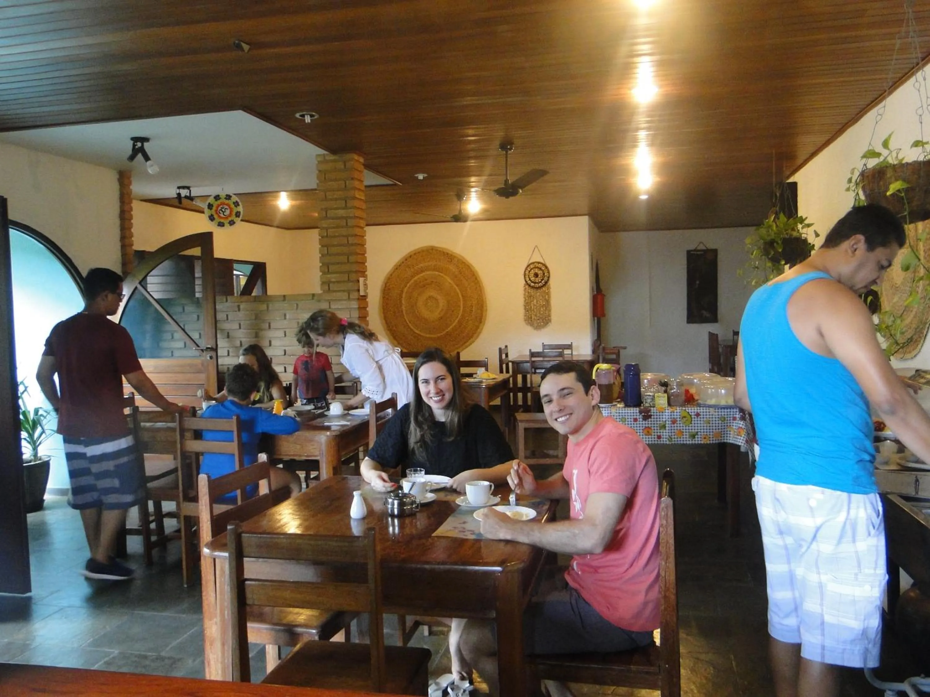 Buffet breakfast in Hotel Pousada Arco Iris