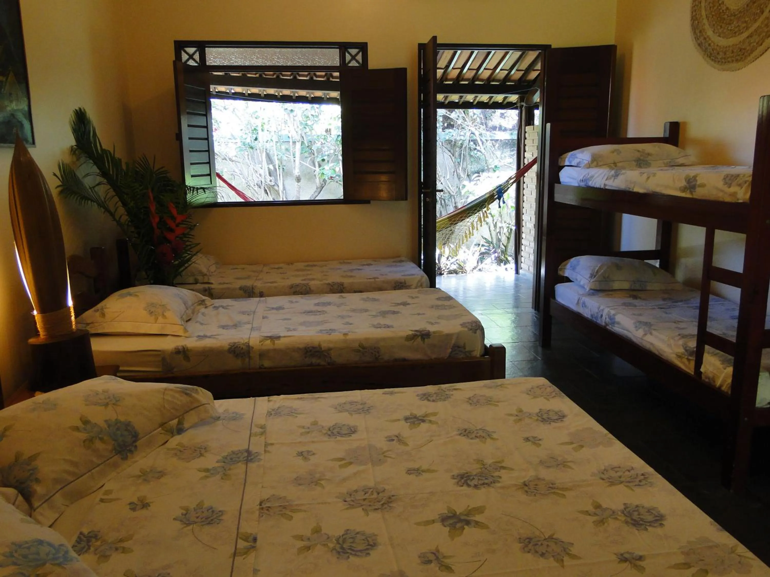 Bed in Hotel Pousada Arco Iris