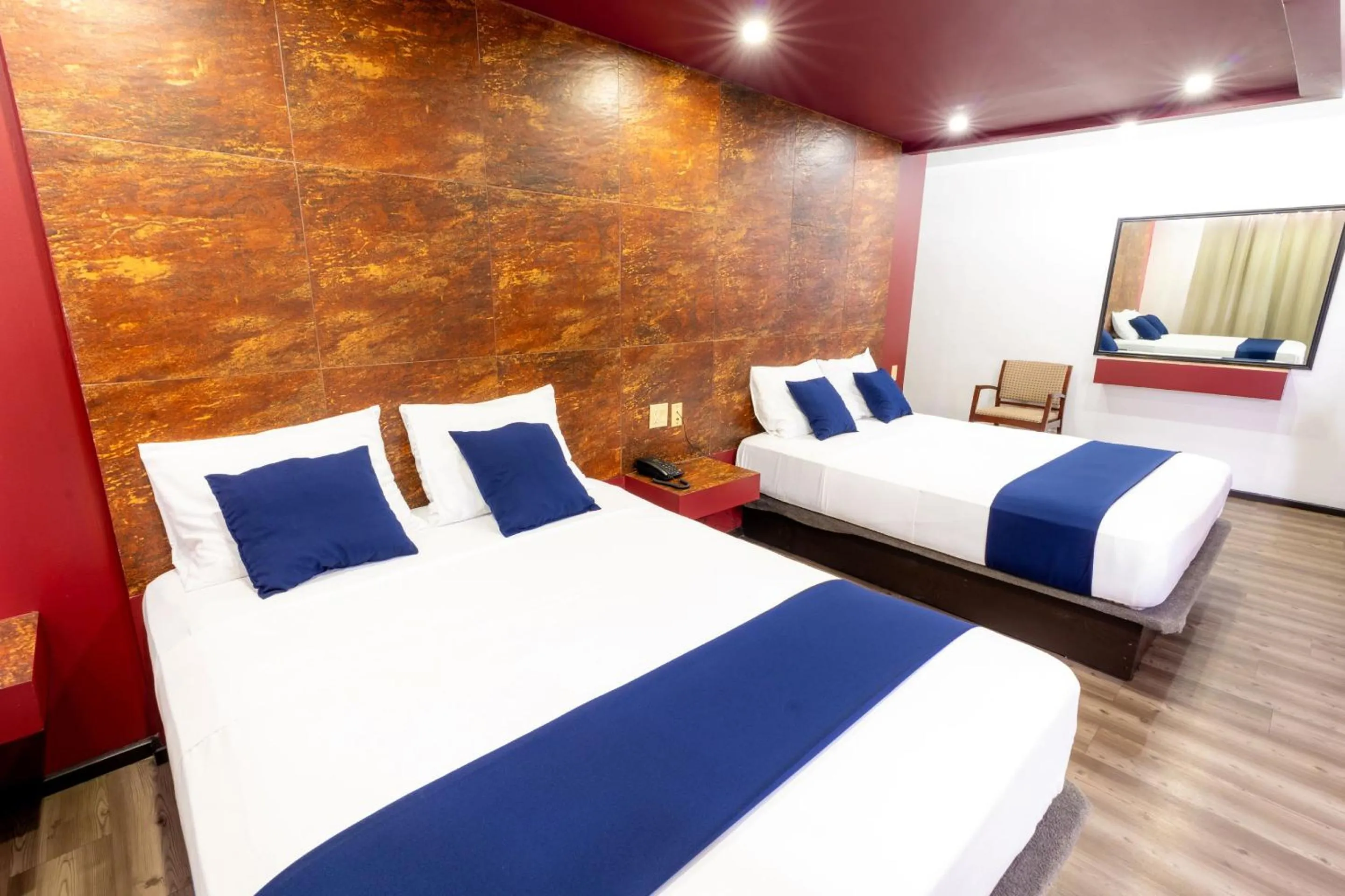 Bed in Hotel Rose Ensenada