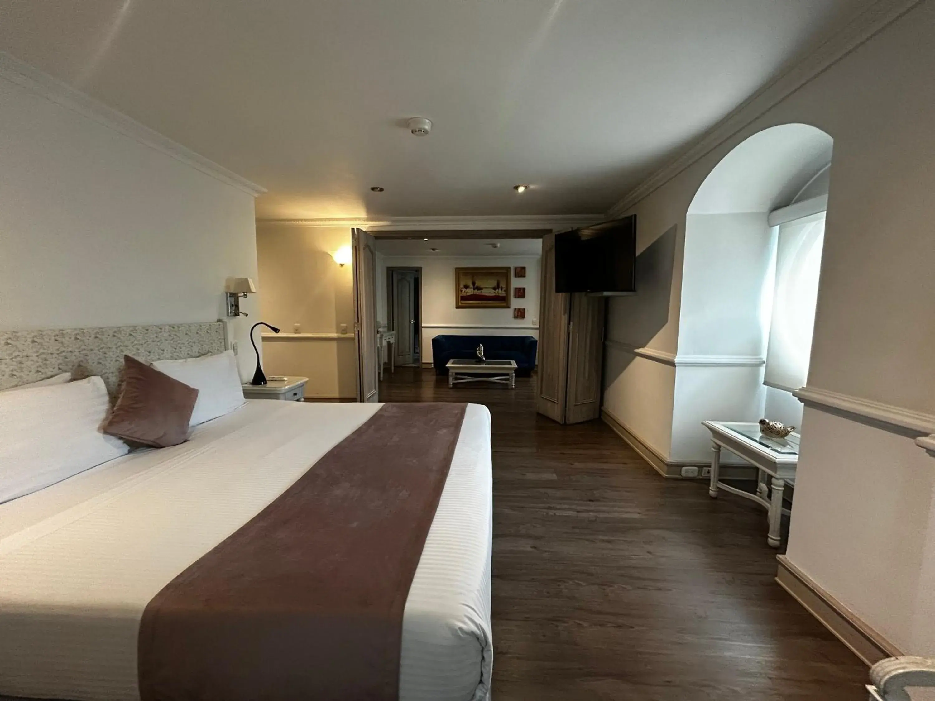 TV and multimedia, Bed in Hotel Vintage TV and multimedia, Bed in Hotel Vintage