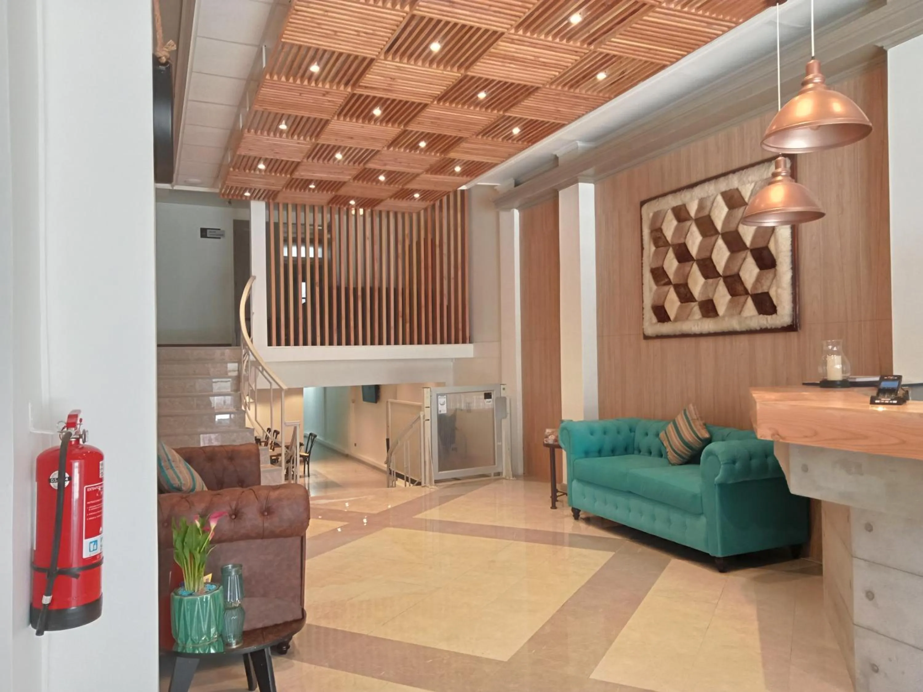 Lobby or reception in Hotel Gavina Express Arica
