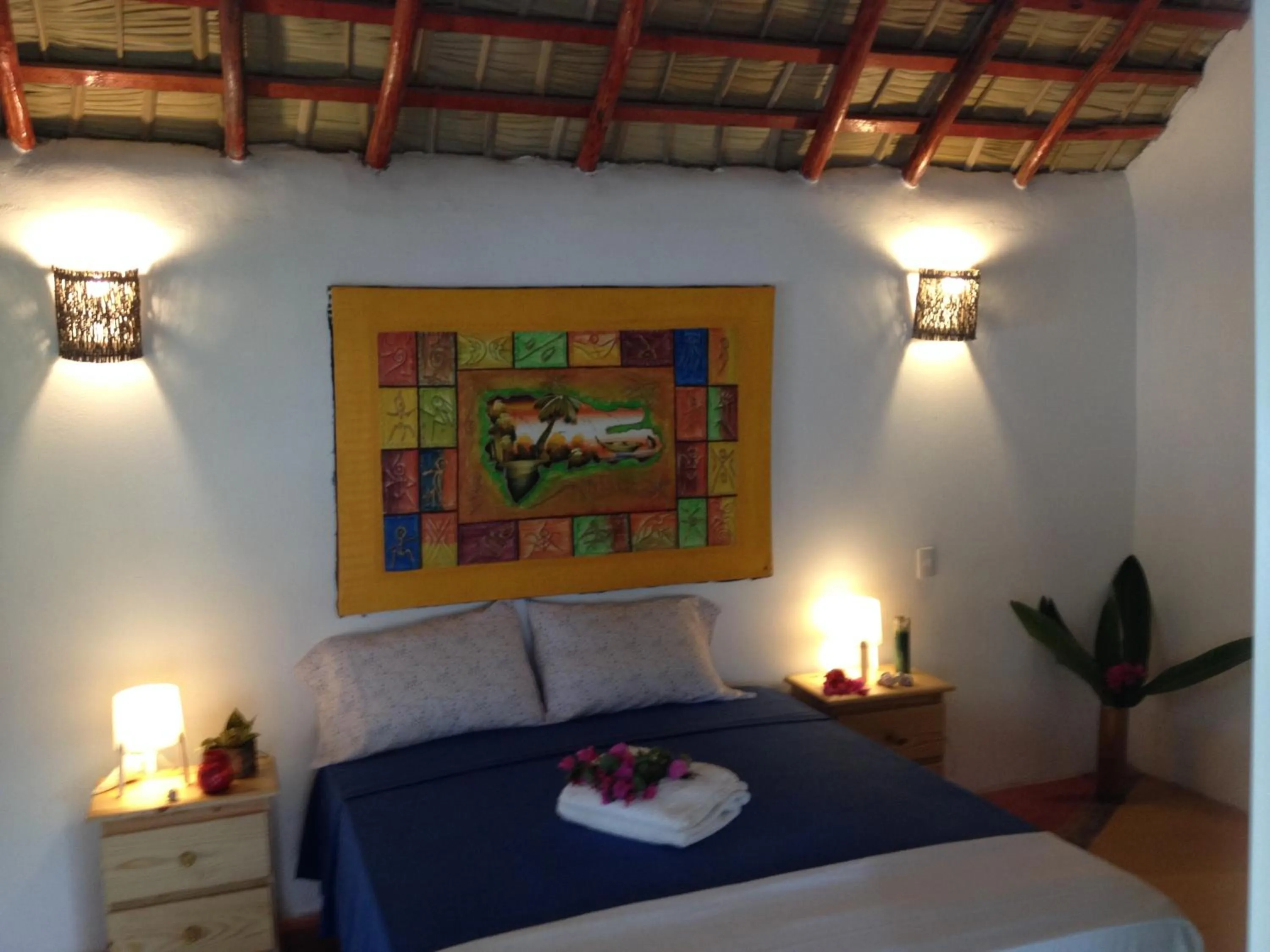Bed in Villa La Caleta