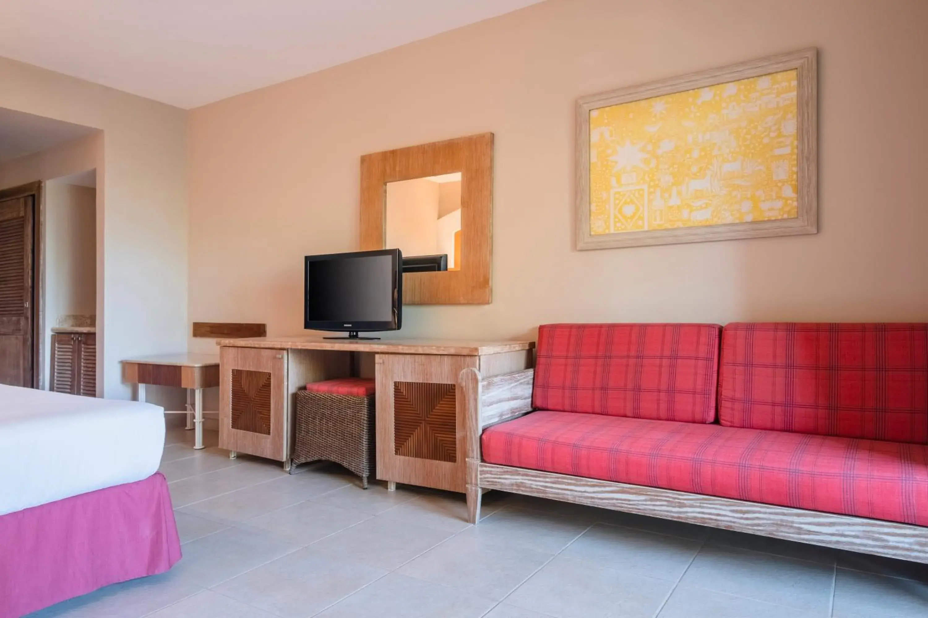 Seating area, Bed in Iberostar Waves Bahia - All Inclusive Seating area, Bed in Iberostar Waves Bahia - All Inclusive