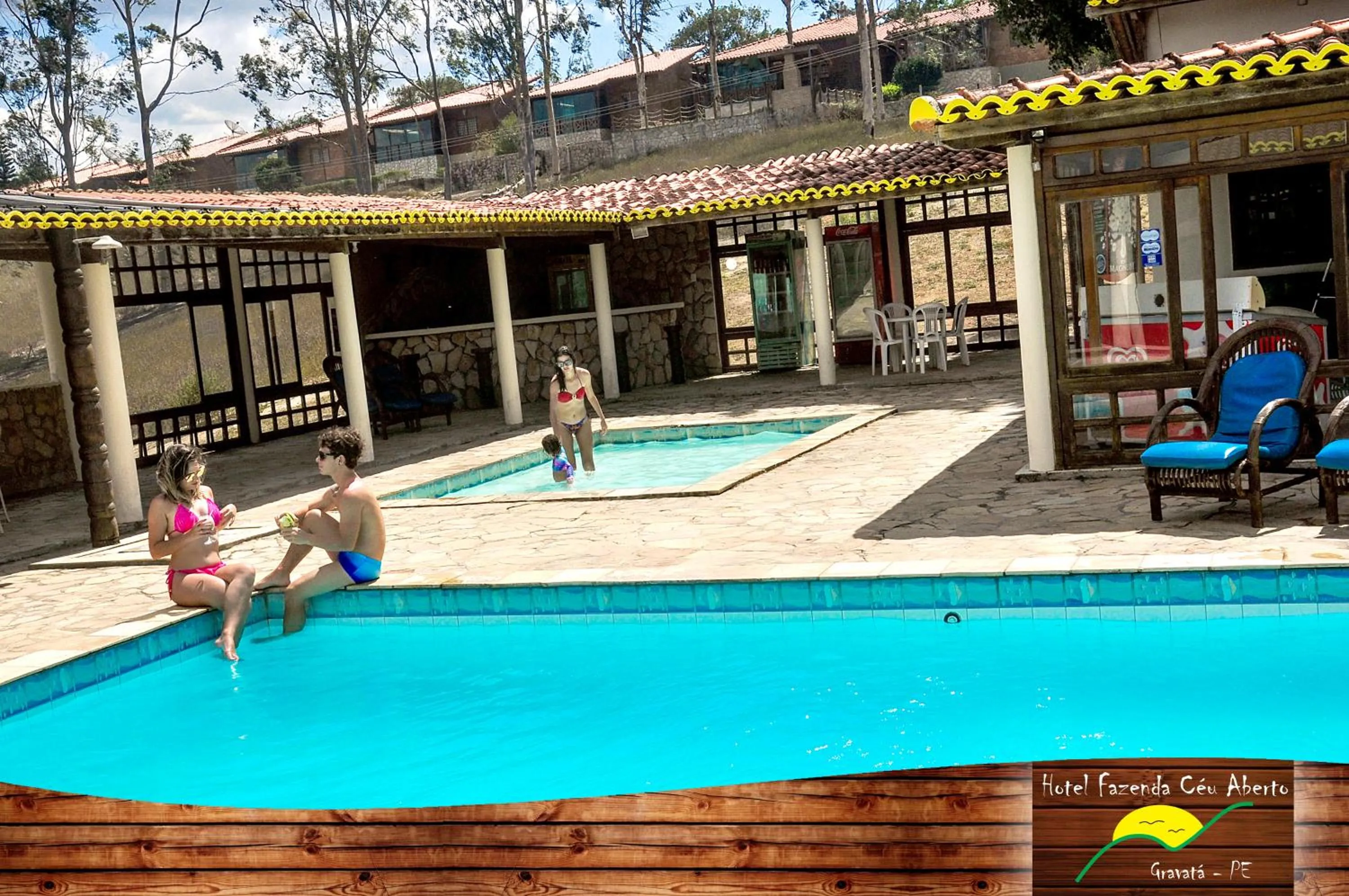 Swimming pool in Hotel Fazenda Ceu Aberto