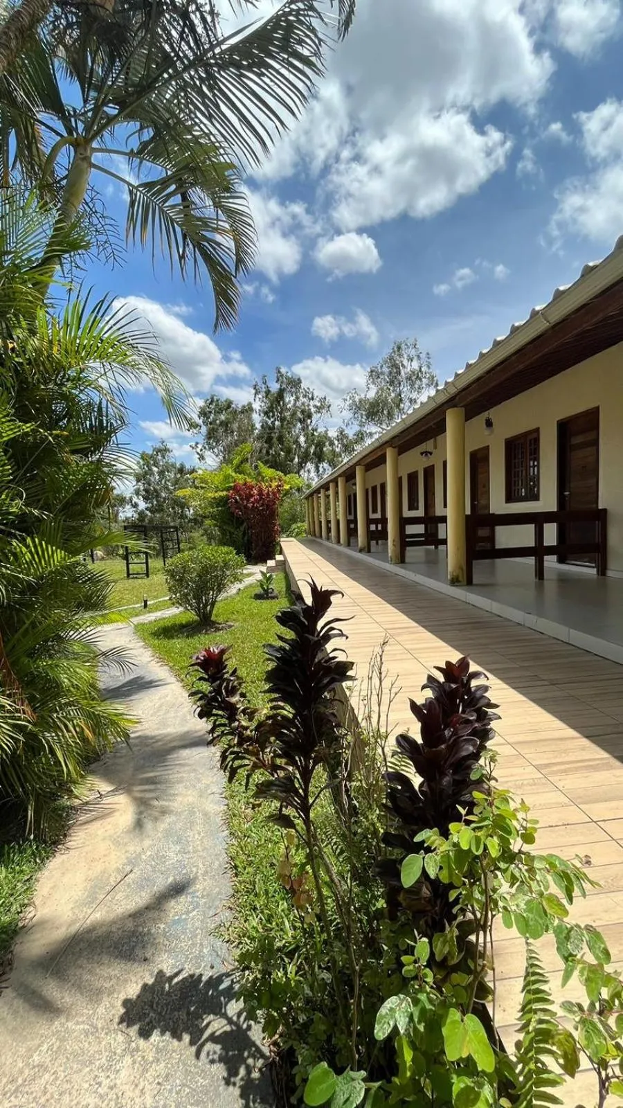 Garden view in Hotel Fazenda Ceu Aberto