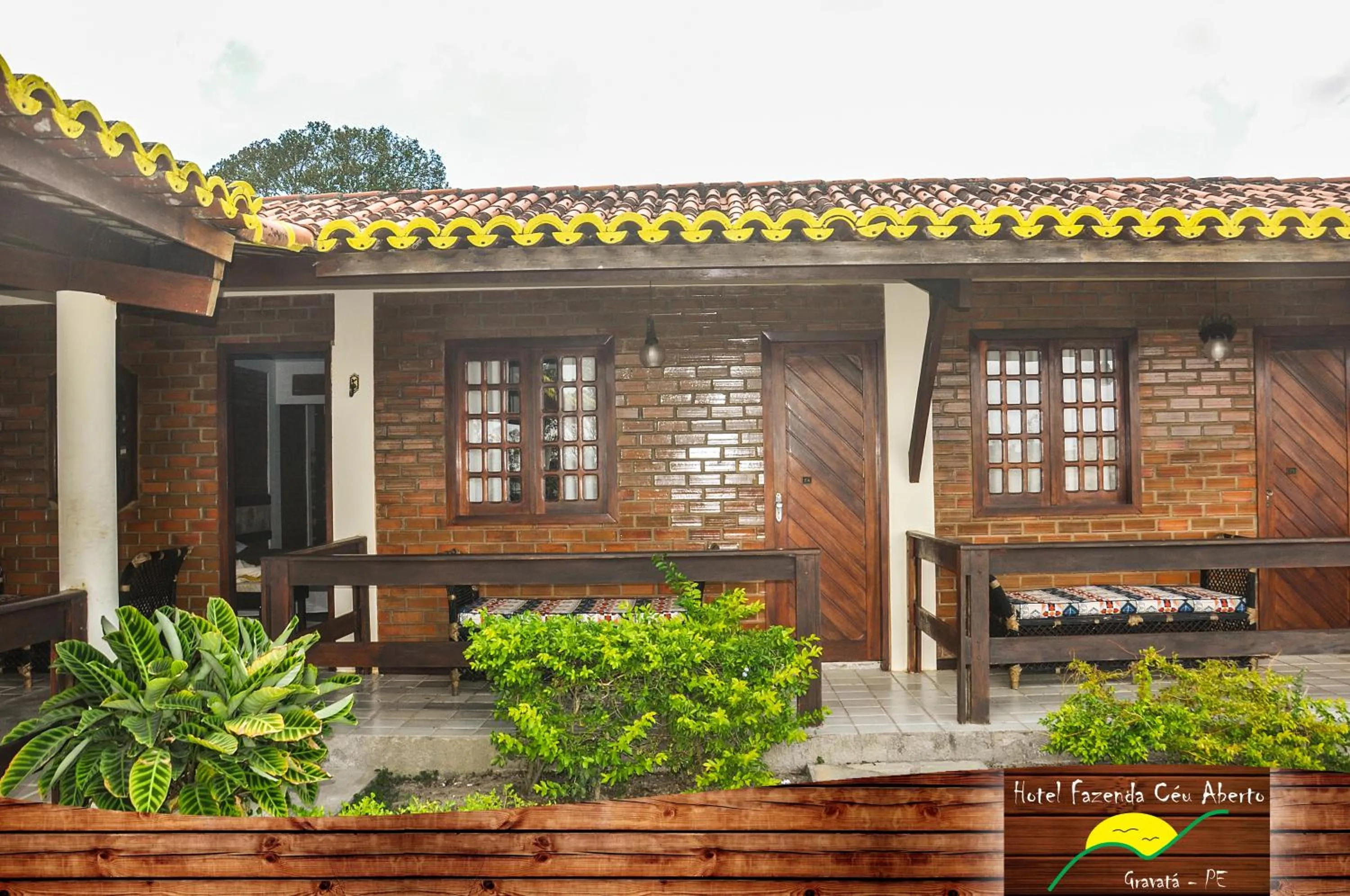 Balcony/Terrace in Hotel Fazenda Ceu Aberto