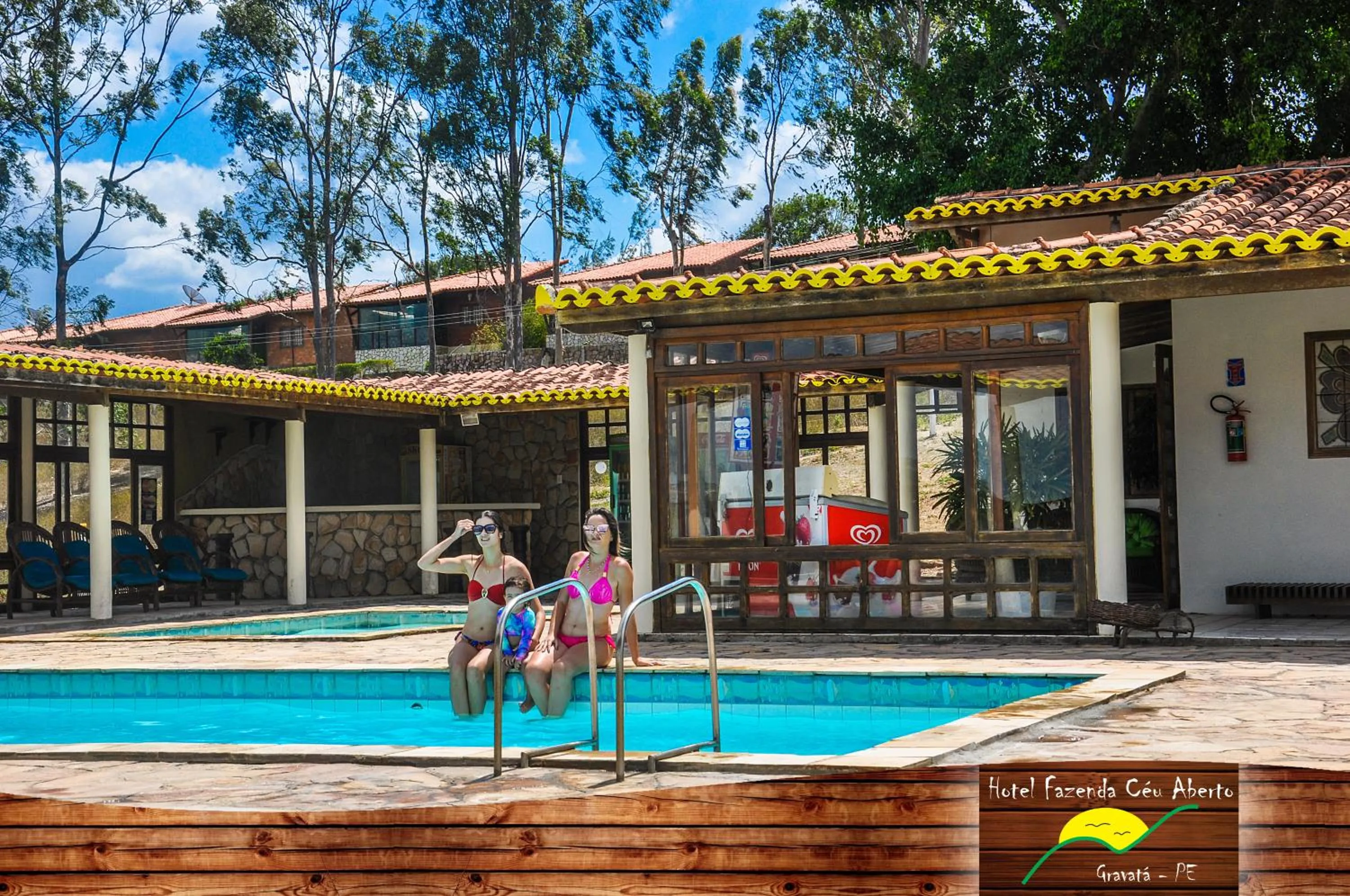Swimming pool in Hotel Fazenda Ceu Aberto