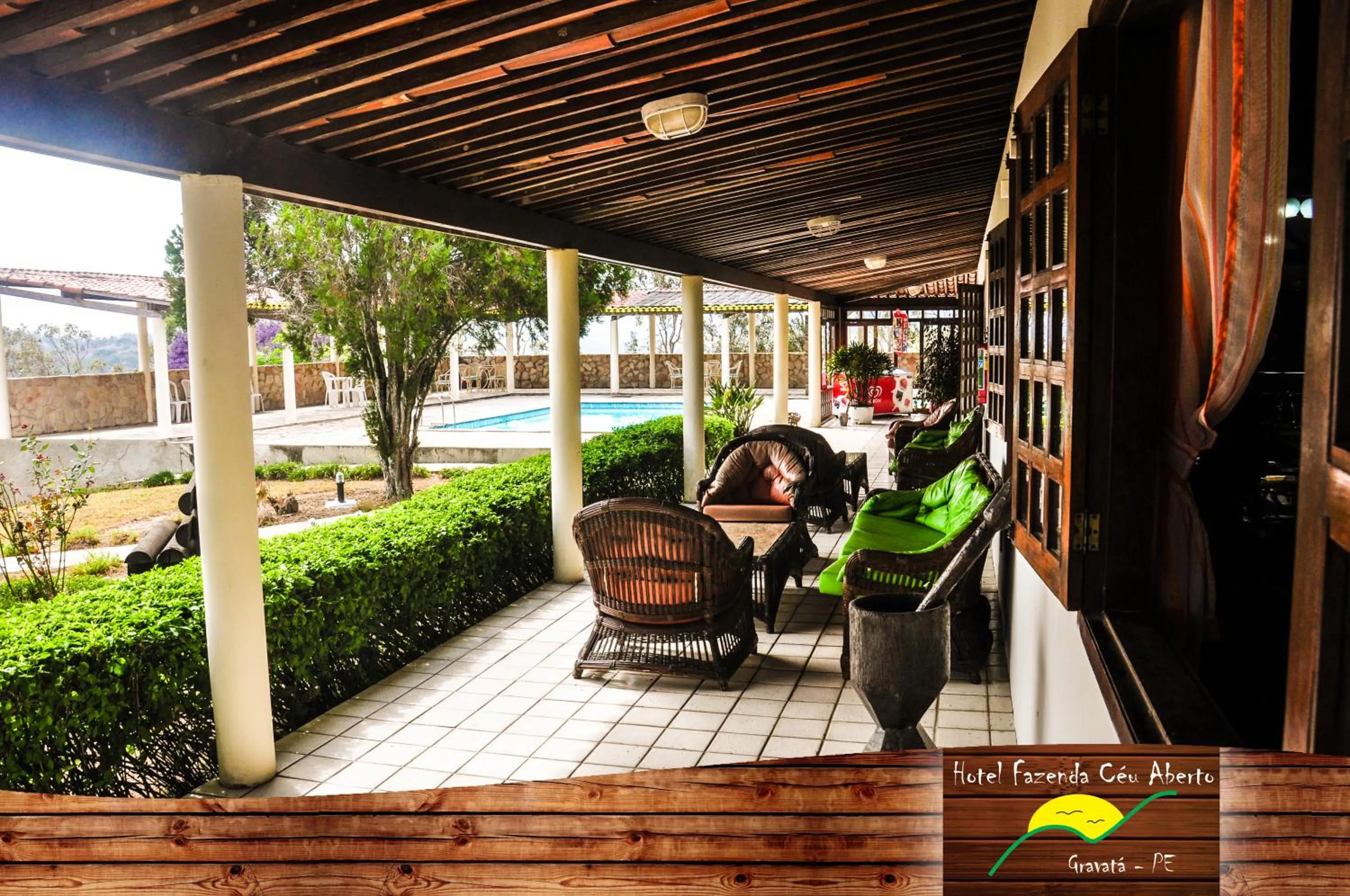 Patio in Hotel Fazenda Ceu Aberto