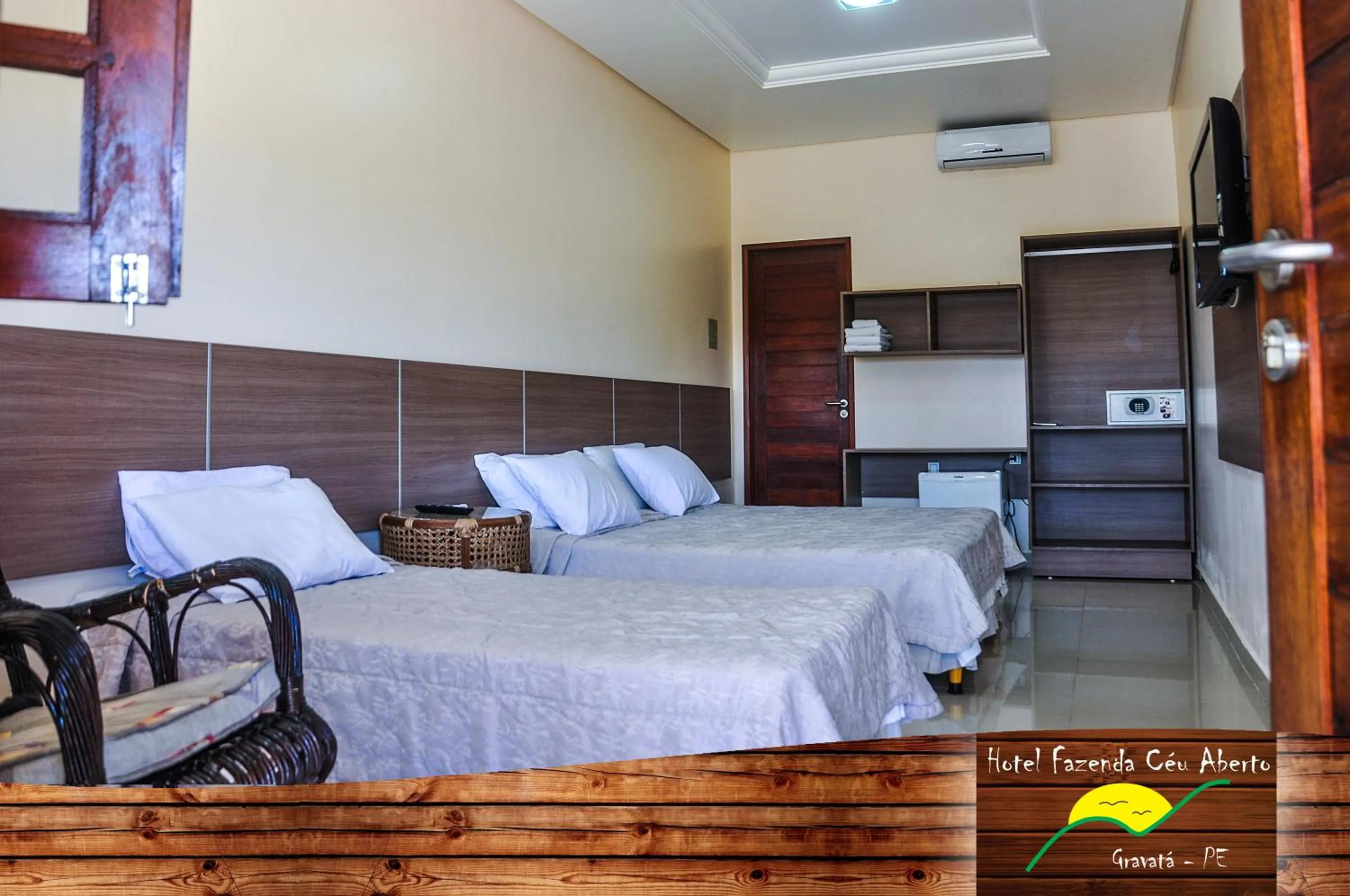 Bedroom, Bed in Hotel Fazenda Ceu Aberto