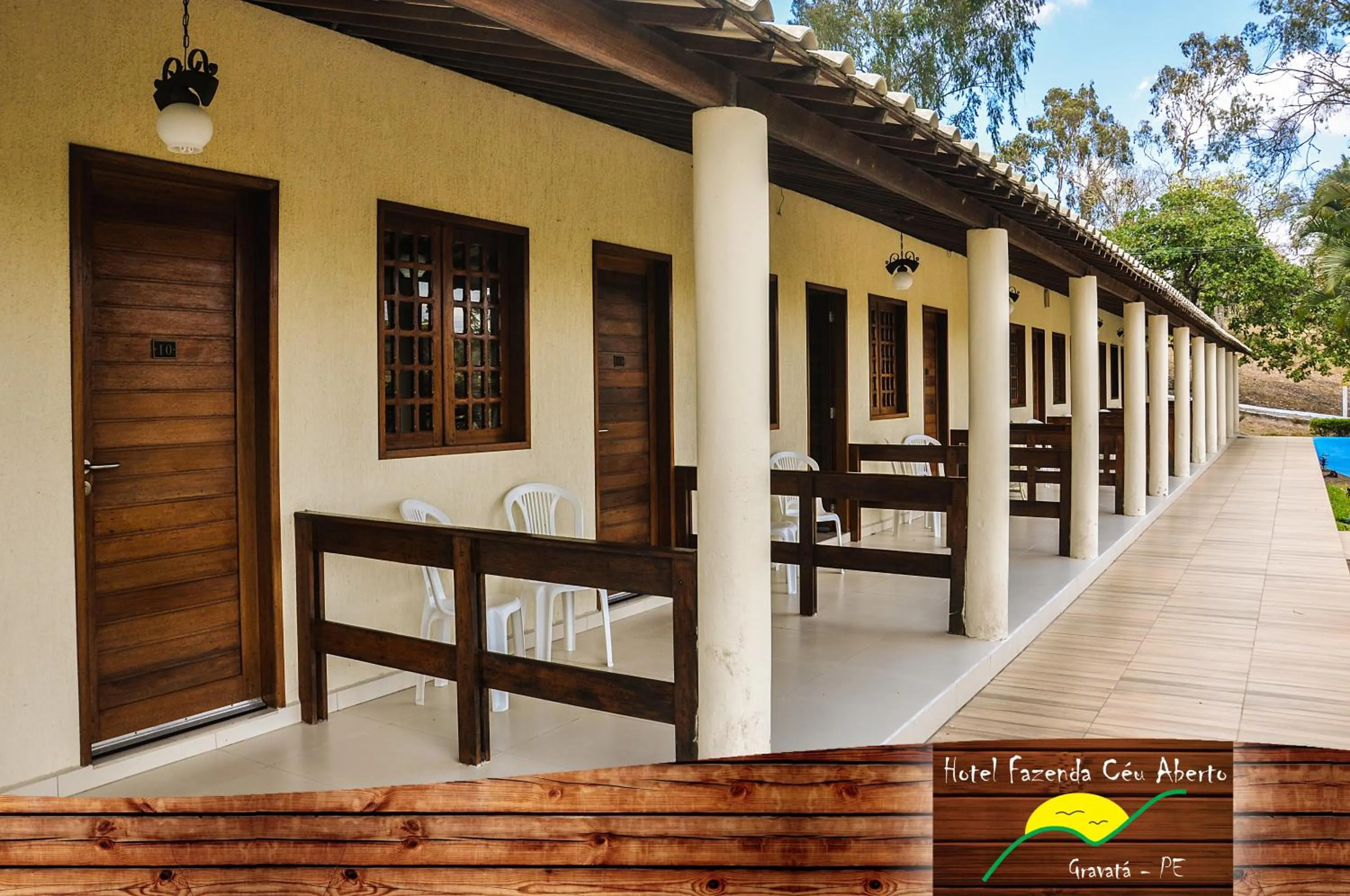 Balcony/Terrace in Hotel Fazenda Ceu Aberto
