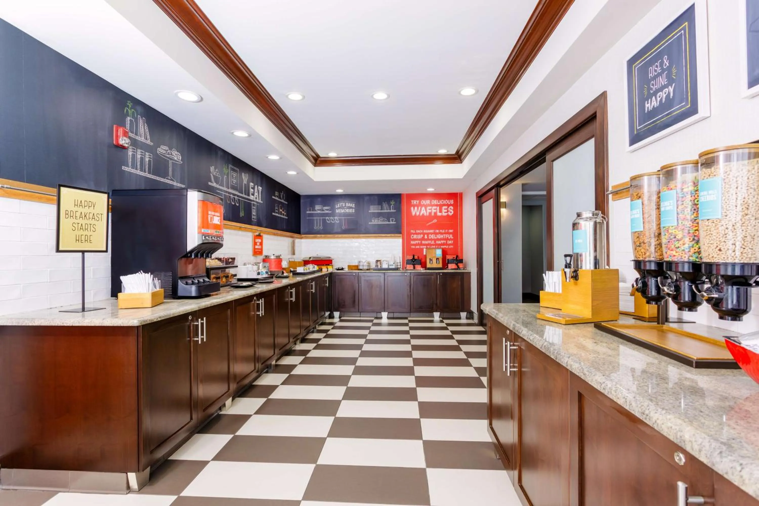 Breakfast in Hampton Inn Titusville/I-95 Kennedy Space Center