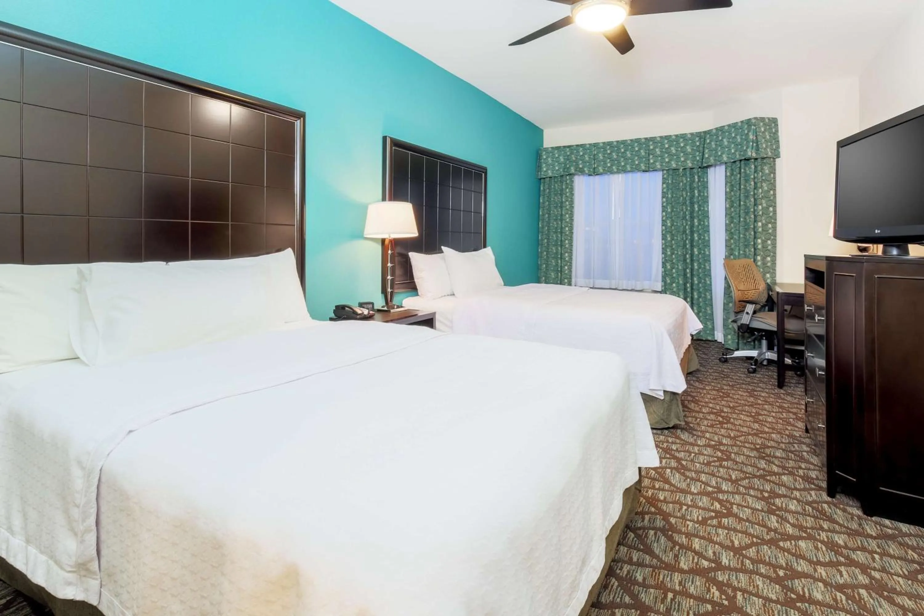 Bed in Homewood Suites by Hilton Lawton