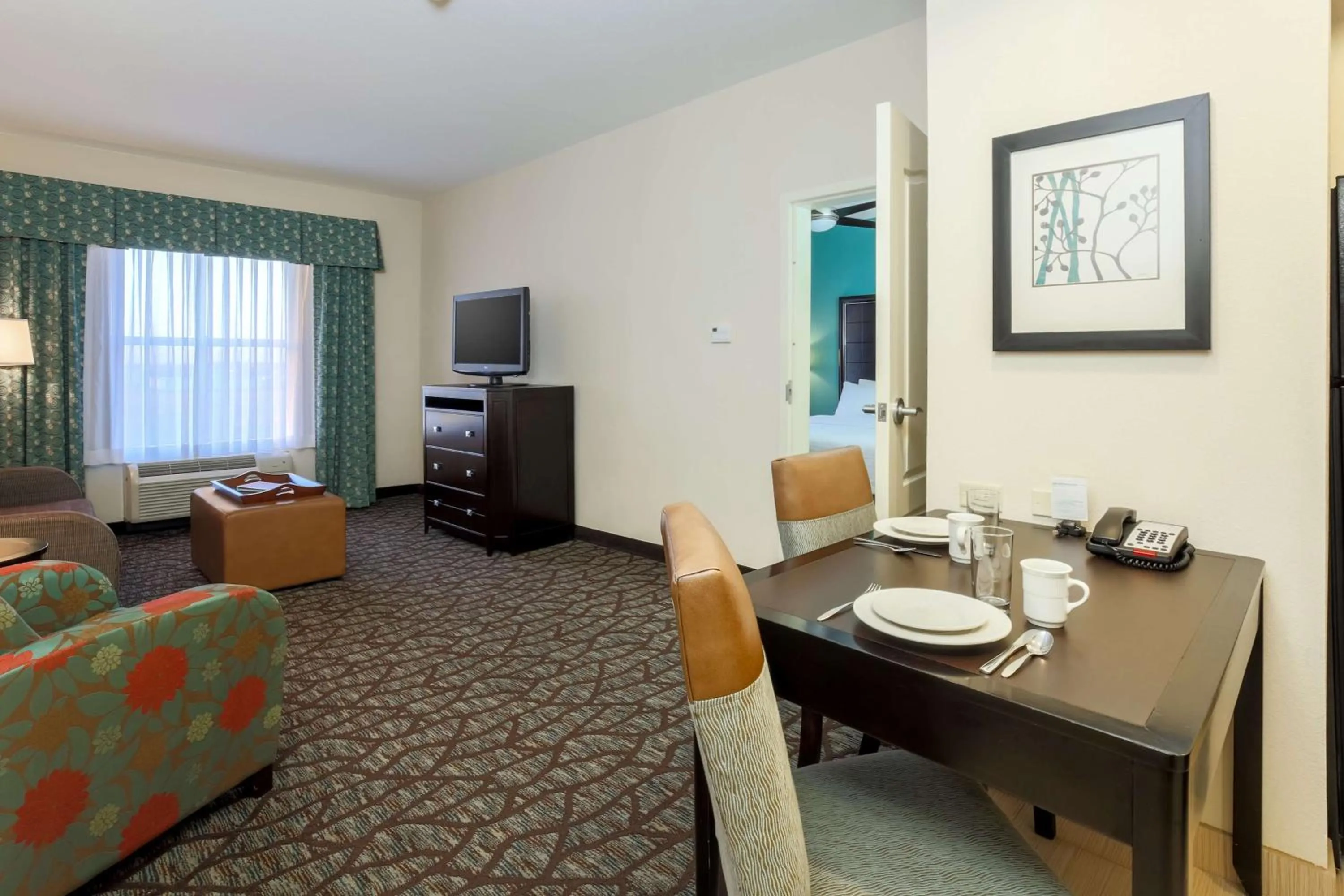 Living room in Homewood Suites by Hilton Lawton