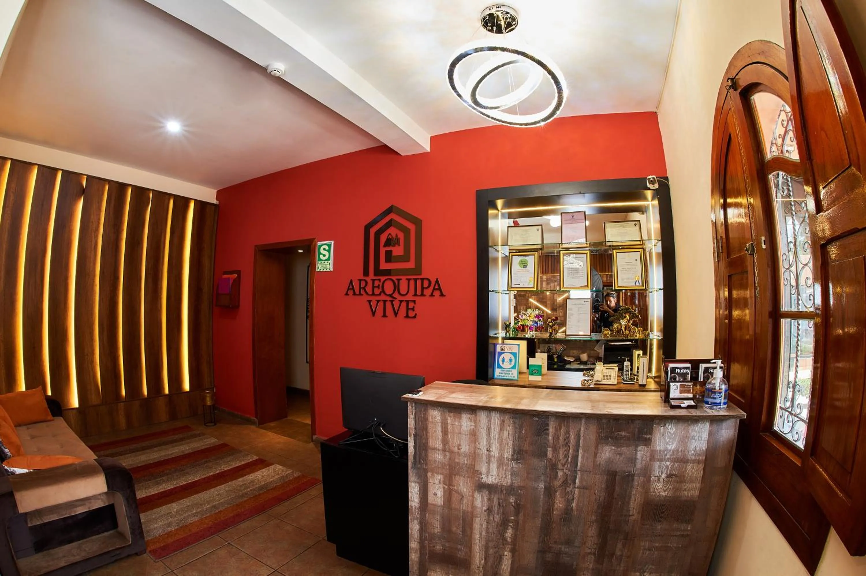 Lobby or reception in Hotel Arequipa Vive